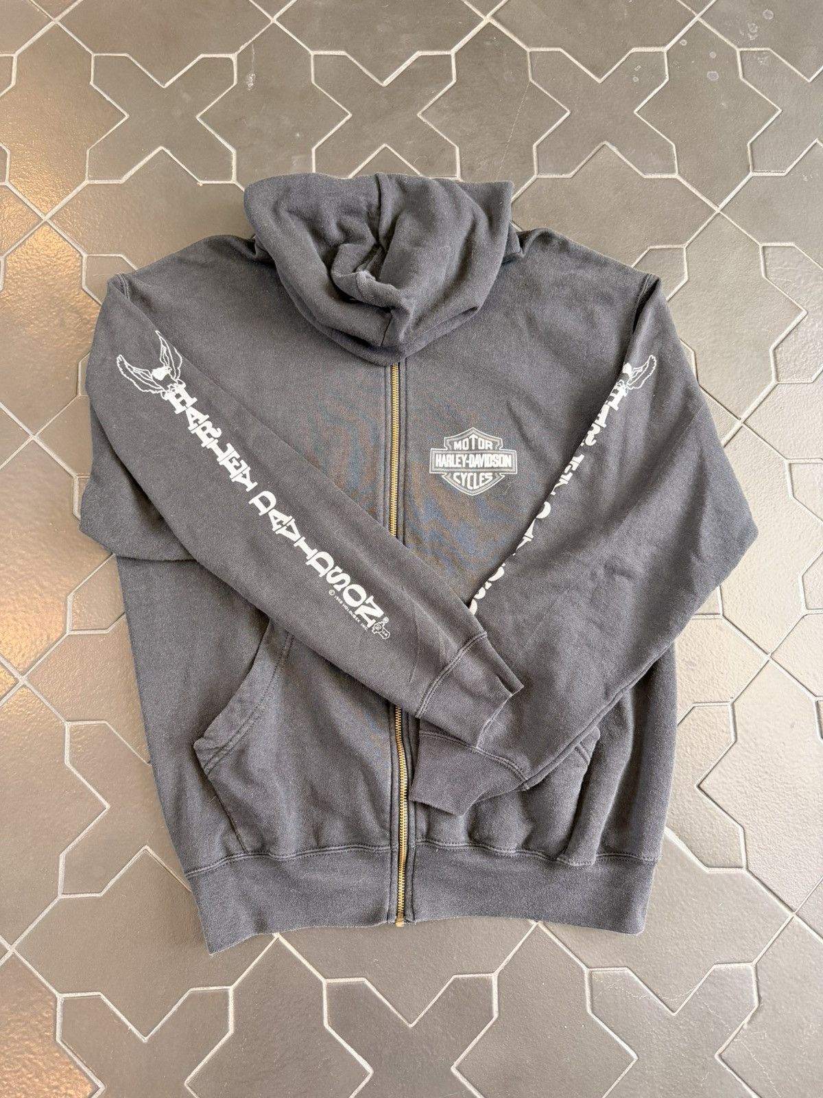 Harley Davidson Rare 80s Harley Davidson Zip-Up Size US M / EU 48-50 / 2 - 1 Thumbnail