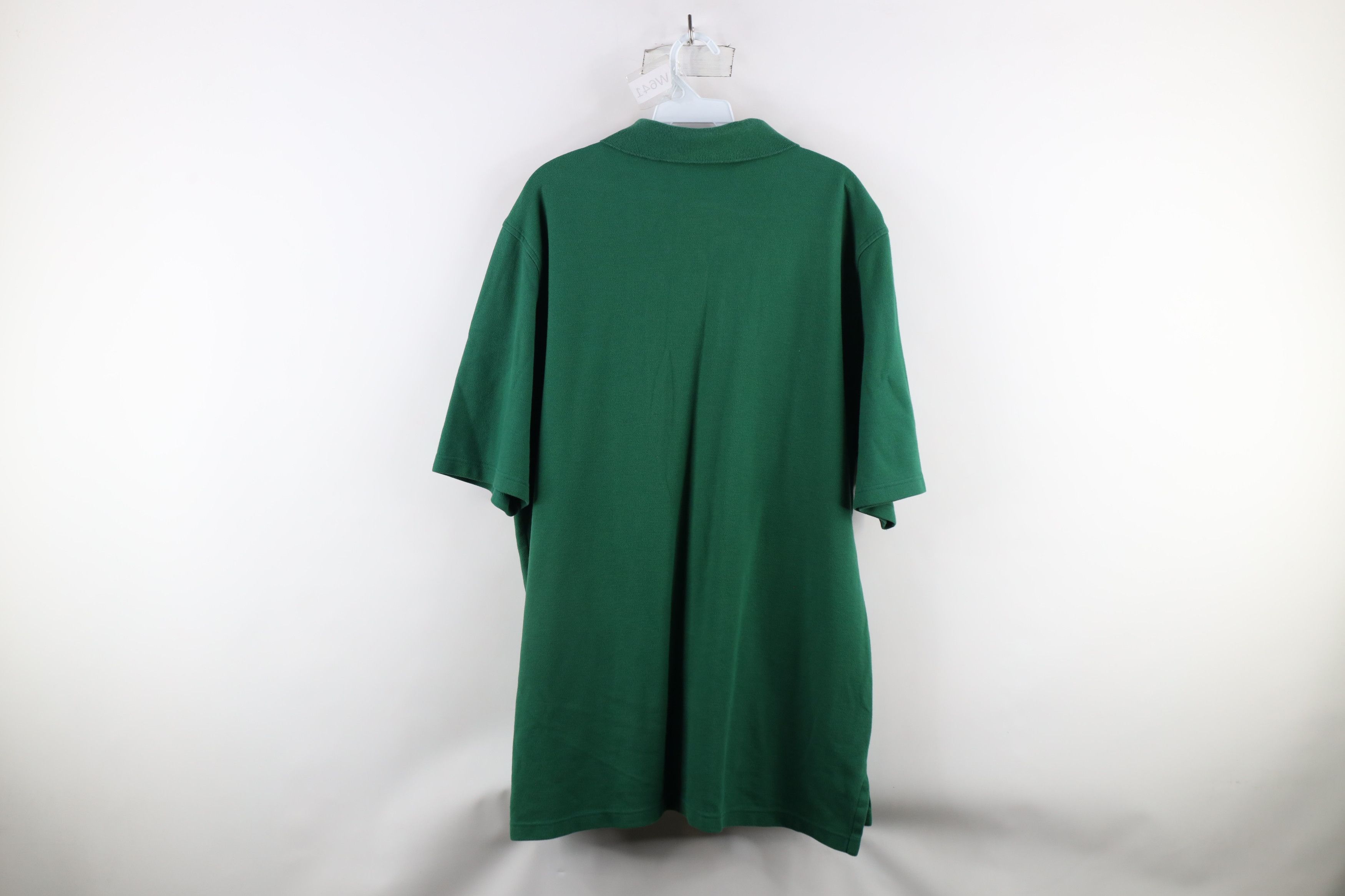 Lands' End × Vintage Vintage 90s Lands End Collared Golf Polo Shirt Green USA Size US XL / EU 56 / 4 - 7 Thumbnail