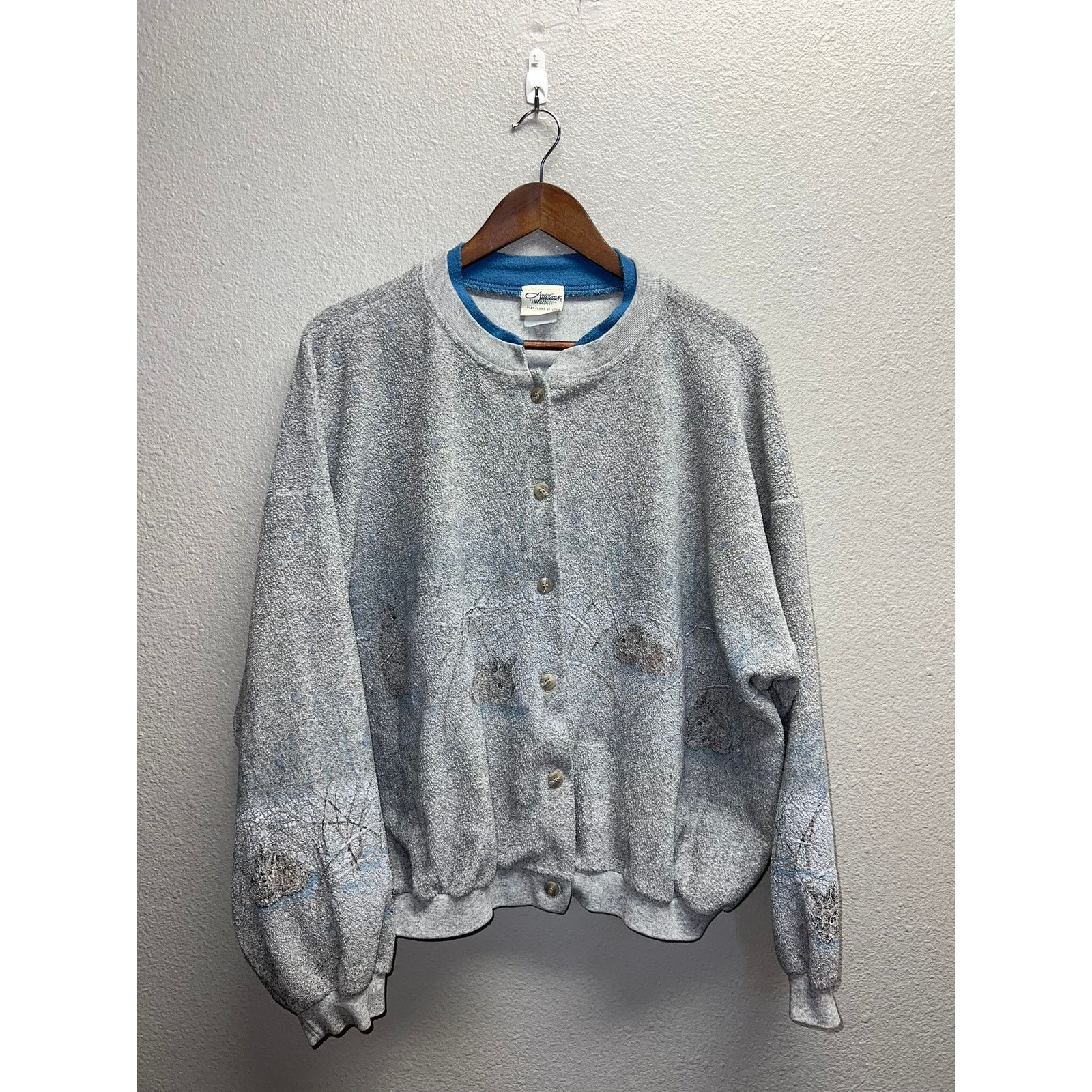 Vintage Vintage Artisans Cardigan Sweatshirt Sweater Bunny Snow VTG Size XL / US 12-14 / IT 48-50 - 1 Thumbnail