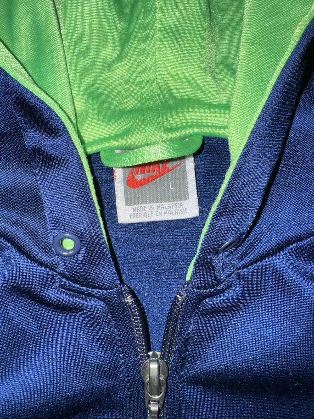 Nike × Vintage Vintage 90s Nike ZIP Hoodie World Campus Size US M / EU 48-50 / 2 - 4 Thumbnail