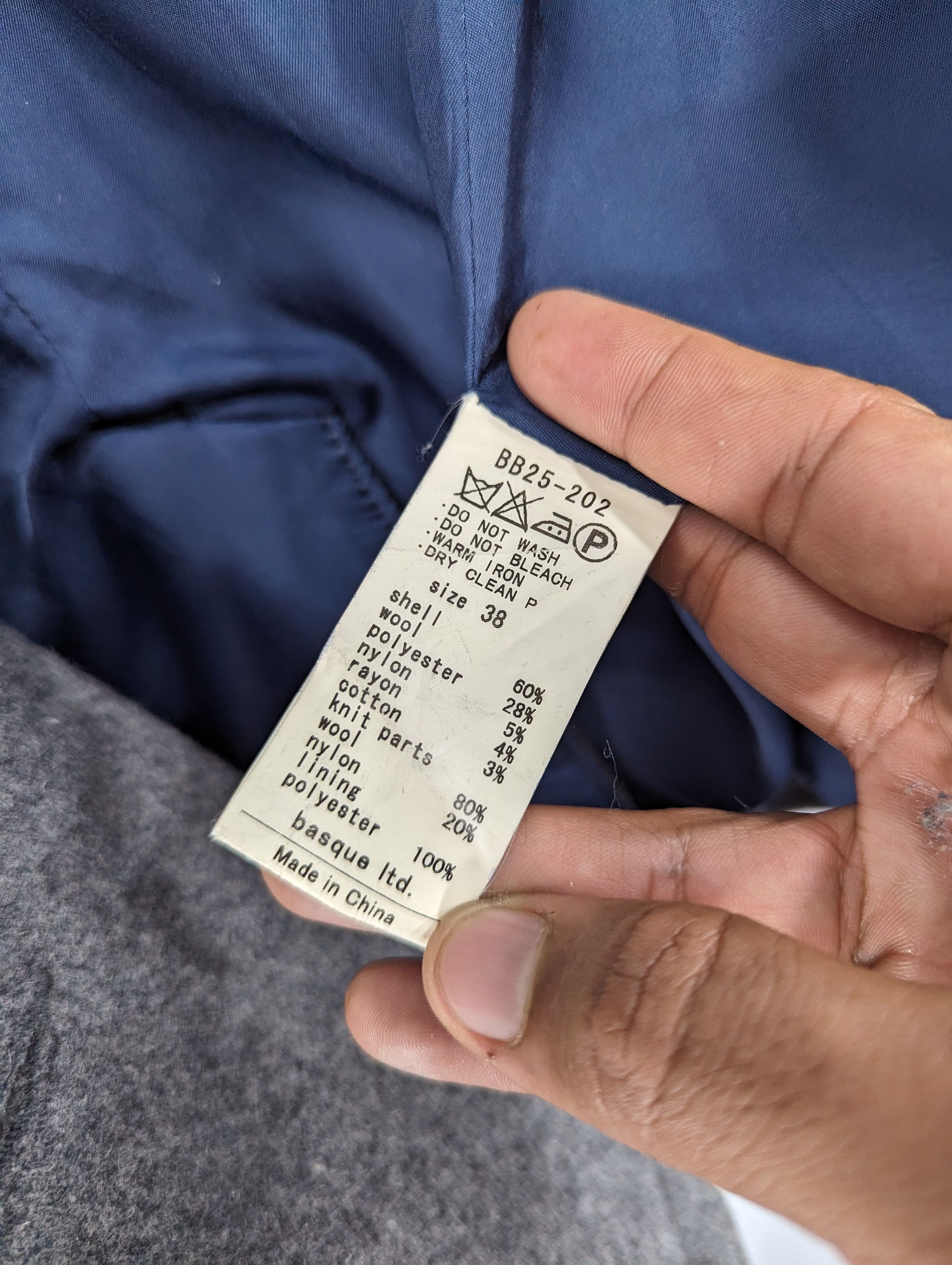 Designer Blanc Basque Wool/Cable Knit Double Breasted Coat Jacket Size XS / US 0-2 / IT 36-38 - 13 Thumbnail