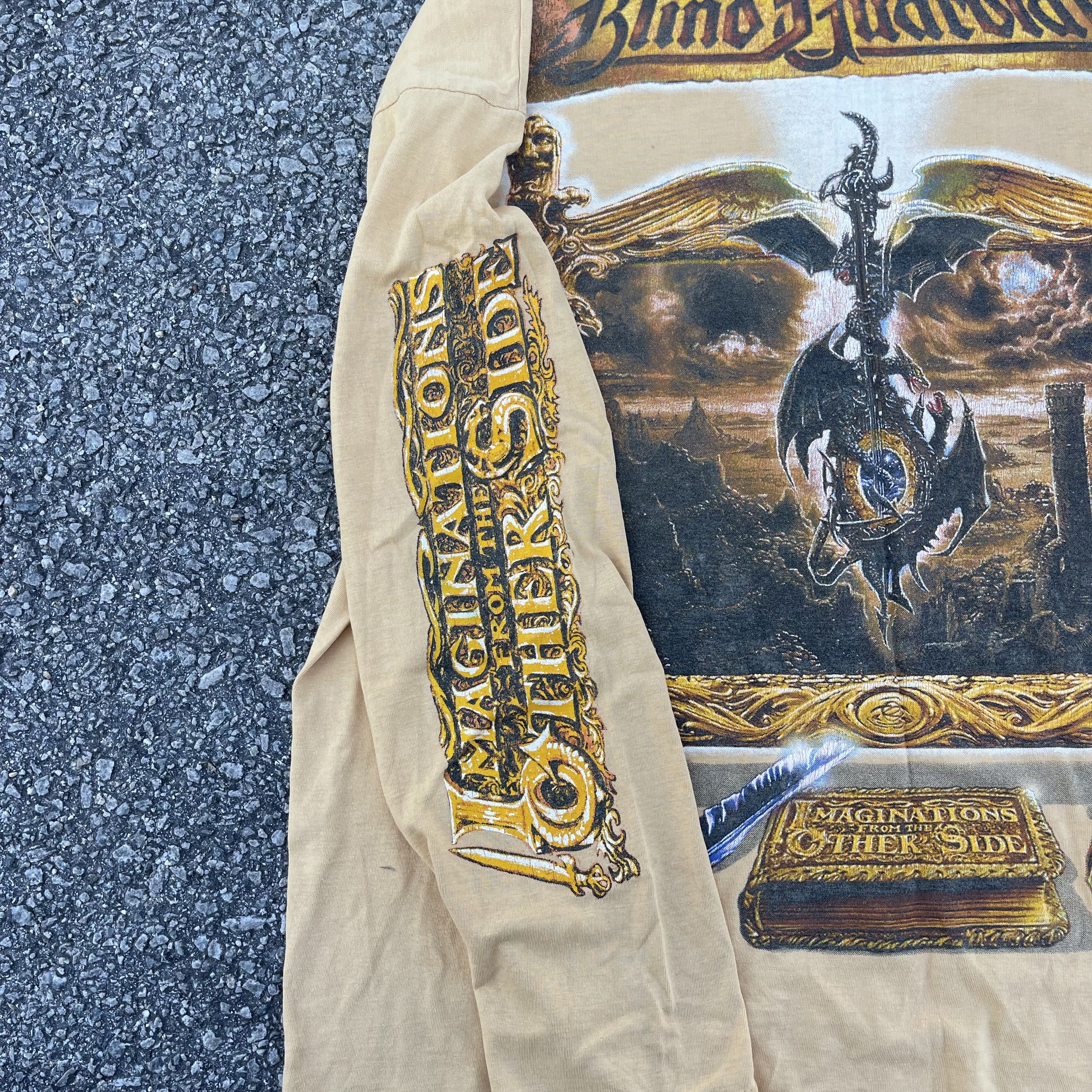 Band Tees × Vintage Vintage 90 Blind Guardians Long Sleeve Japan Tour Size US L / EU 52-54 / 3 - 7 Thumbnail