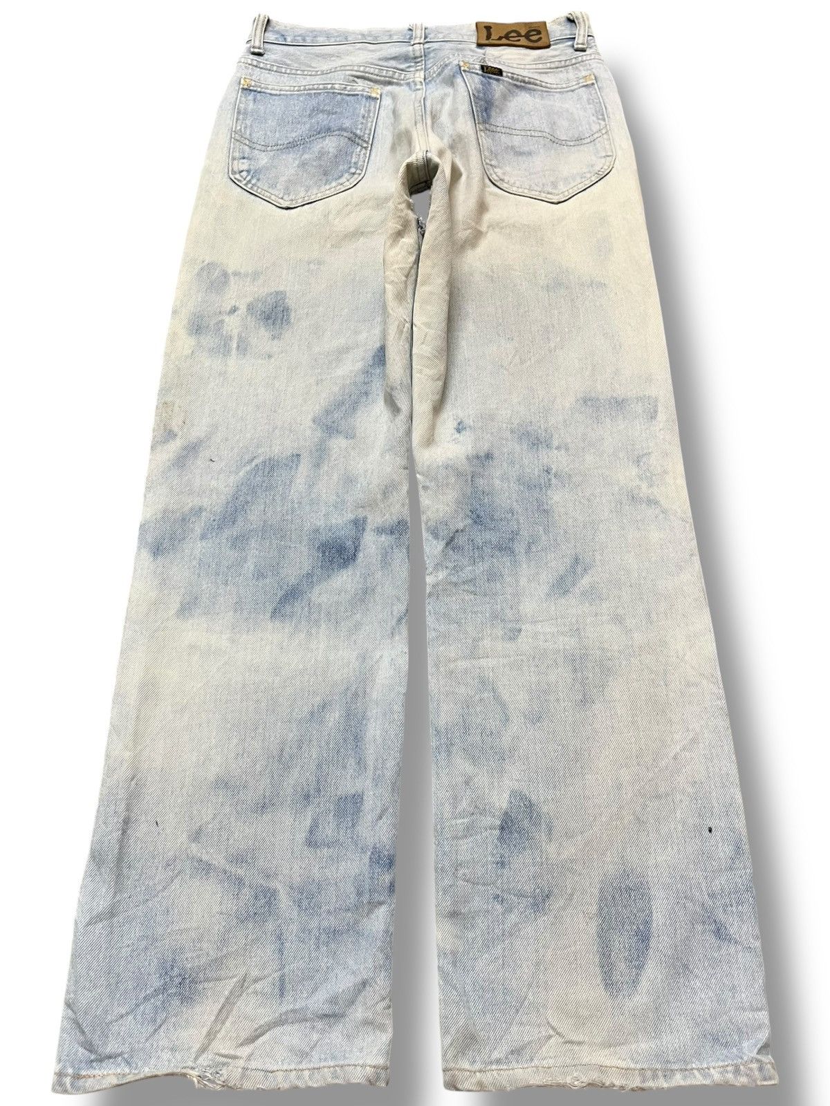 Lee Vintage Lee Wide Leg Faded Acid Wash Denim Size US 28 / EU 44 - 7 Thumbnail