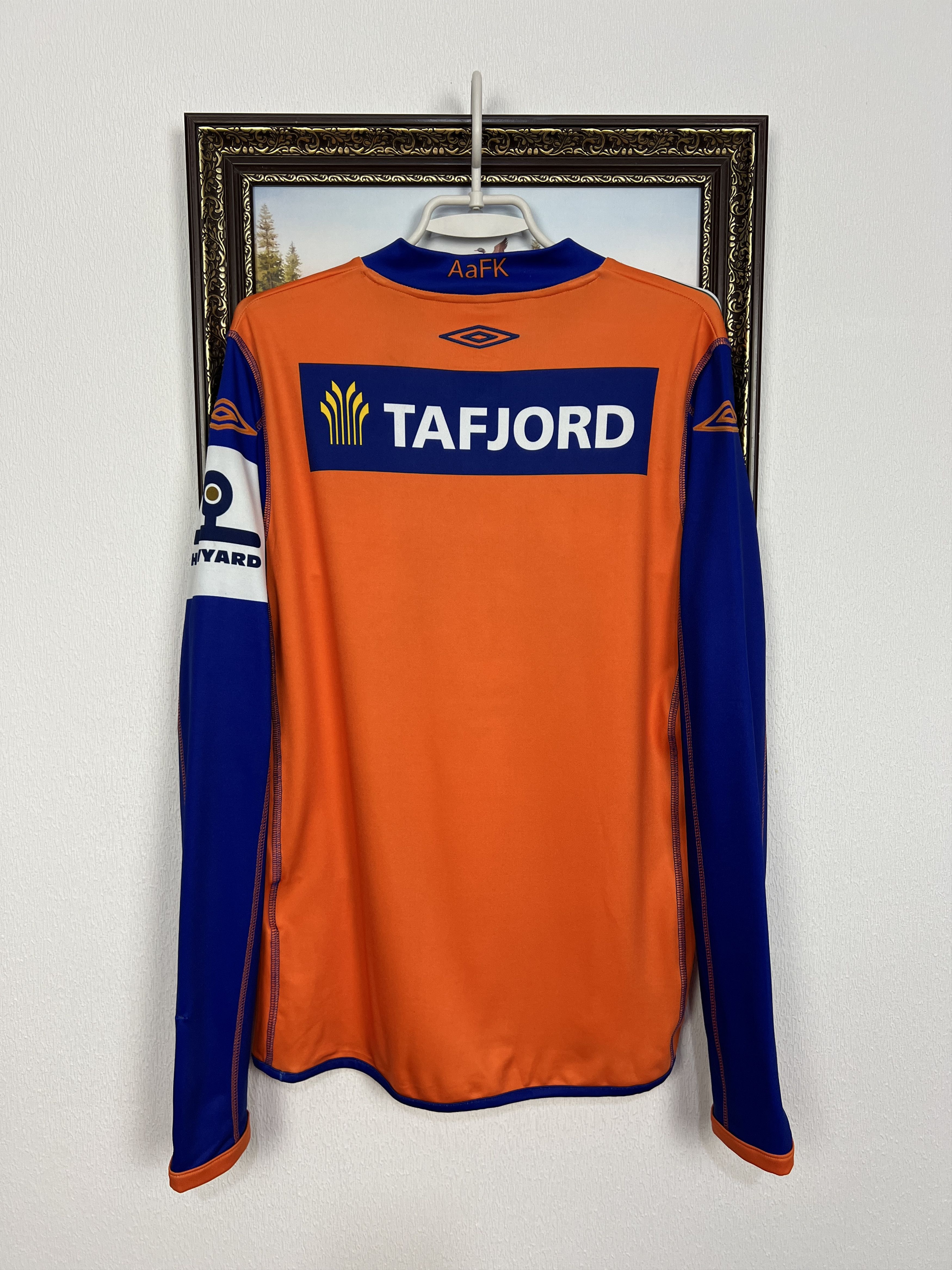 Umbro Aalesunds FK football shirt 2007 Soccer Long Sleeve Jersey Size US L / EU 52-54 / 3 - 8 Thumbnail