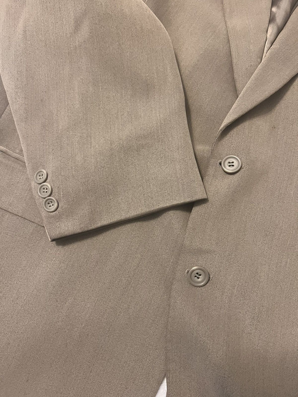 Coppley COPPLEY 2 PC MENS SUIT- VINTAGE -2001- GREENISH TAN Size 46L - 2 Thumbnail
