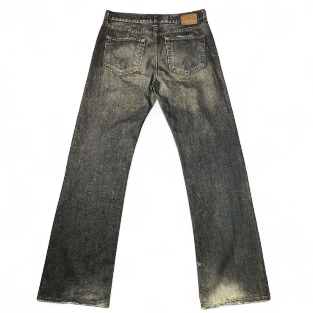 Seditionaries 90s Slim Boot Fit Gap Distressed Rusty Denim Size US 31 - 2 Thumbnail