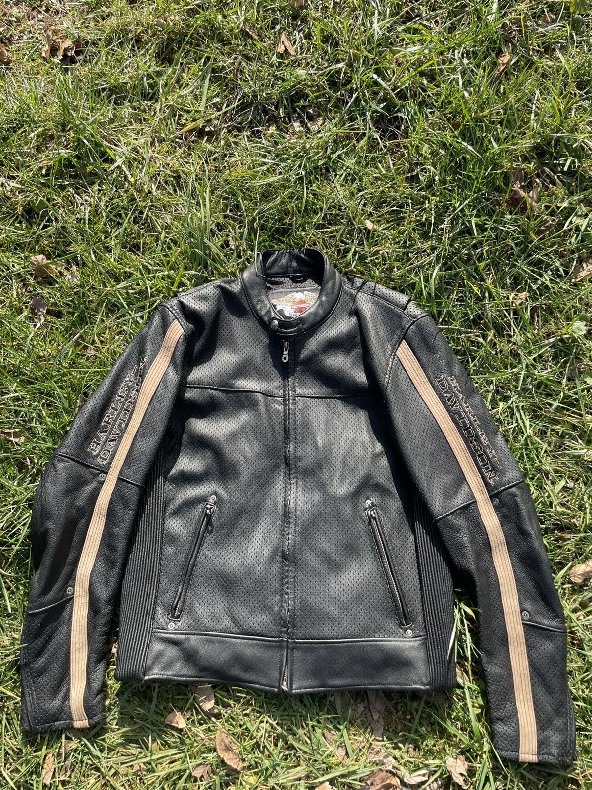 Harley Davidson × Vintage vintage 90s harley davidson jacket Size US L / EU 52-54 / 3 - 1 Thumbnail