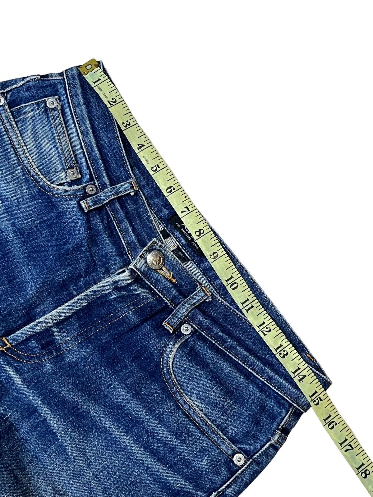 A.P.C. A.P.C RUE MADAME PARIS JEAN BUTTON REDLINE SELVEDGE JEANS Size US 30 / EU 46 - 8 Thumbnail