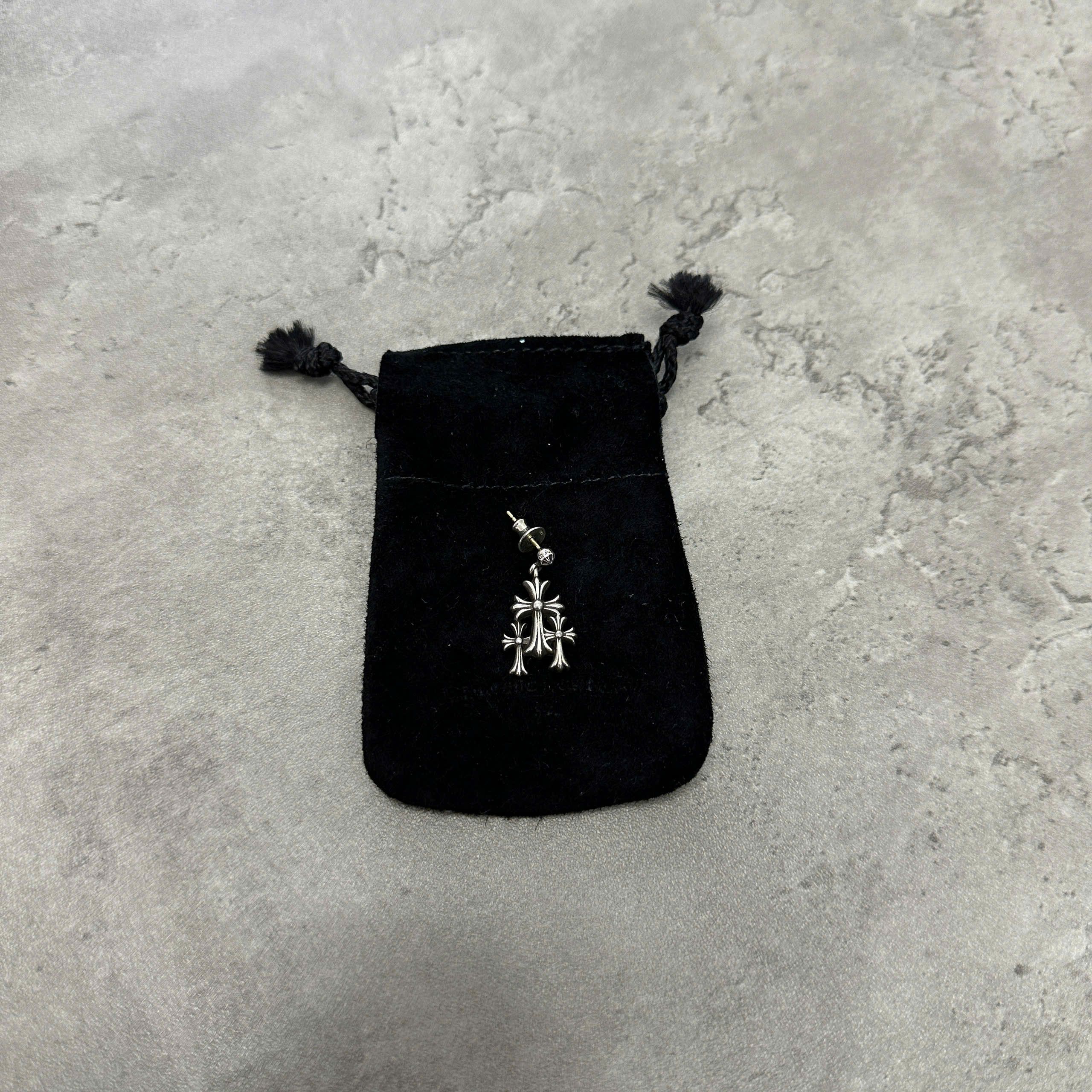 Chrome Hearts CHROME HEARTS Triple Cross Earring Size ONE SIZE - 10 Thumbnail