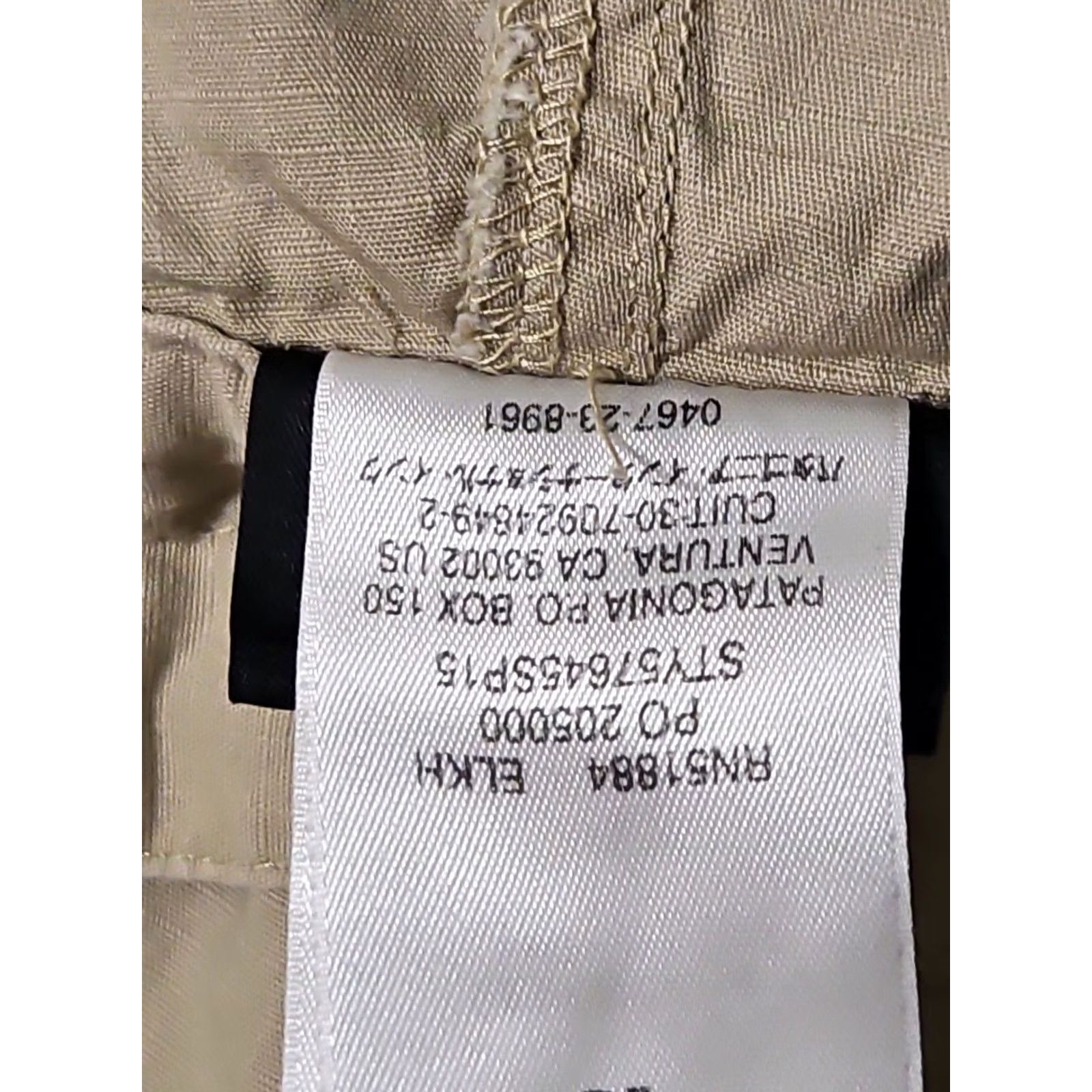 Patagonia Patagonia Mens Ripstop Field Shorts Khaki Organic Cotton 36 STY57645 2015 Size US 36 / EU 52 - 5 Thumbnail