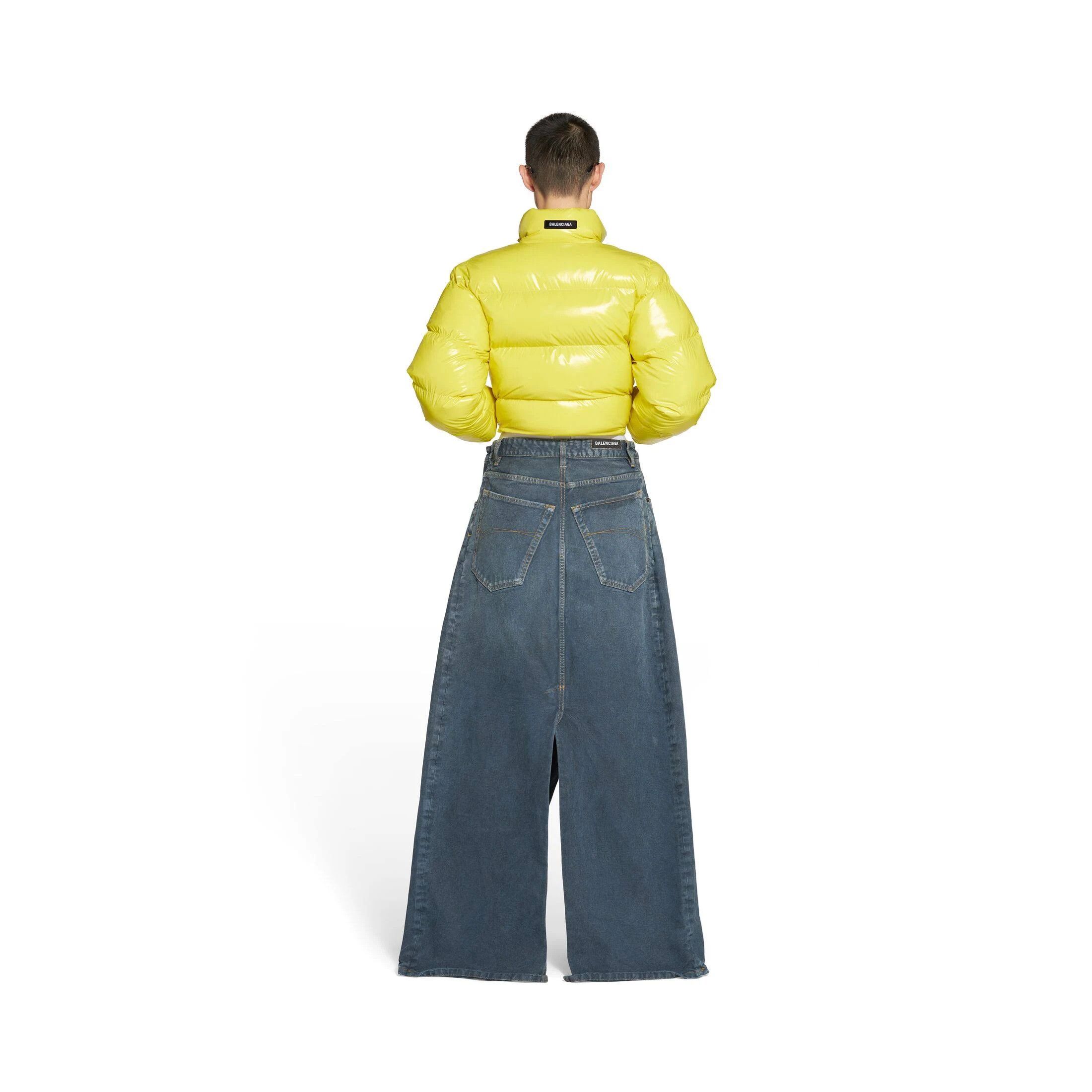 o1in1g1024 Shrunk Puffer Jacket in Yellow