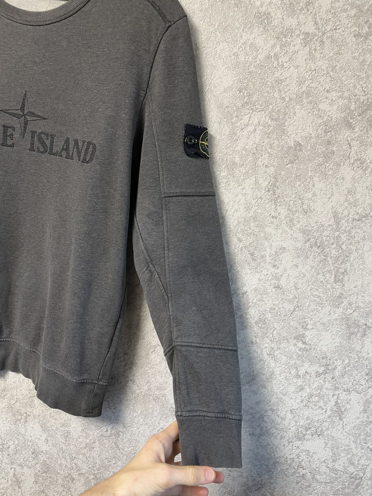Stone Island Stone Island Big Embroidered Logo With Patch Sweatshirt Size US S / EU 44-46 / 1 - 5 Thumbnail