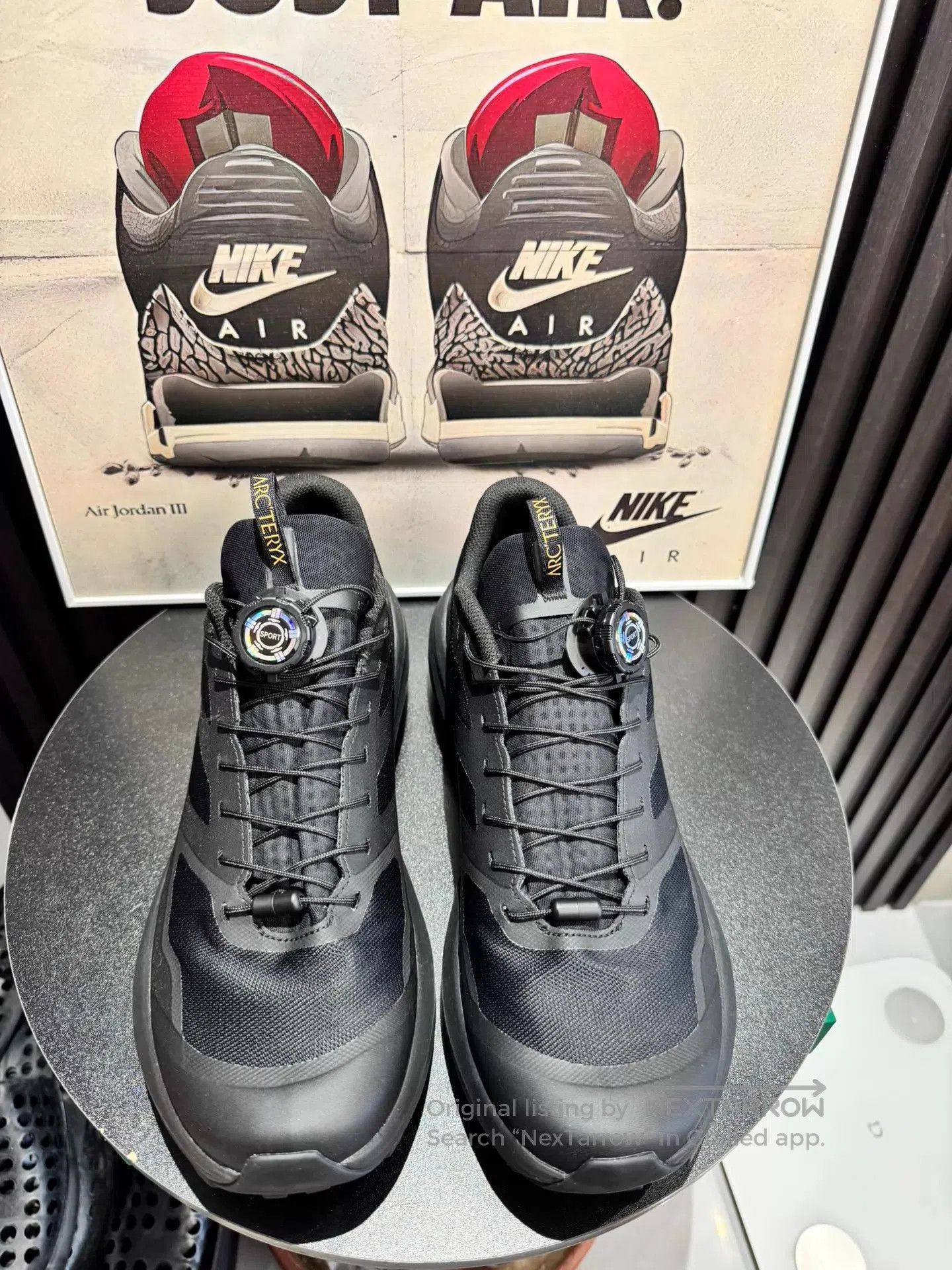 Arc'teryx Black Athletic Lowtop Sneakers Size 11.5. Size US 11.5 / EU 44-45 - 2 Thumbnail