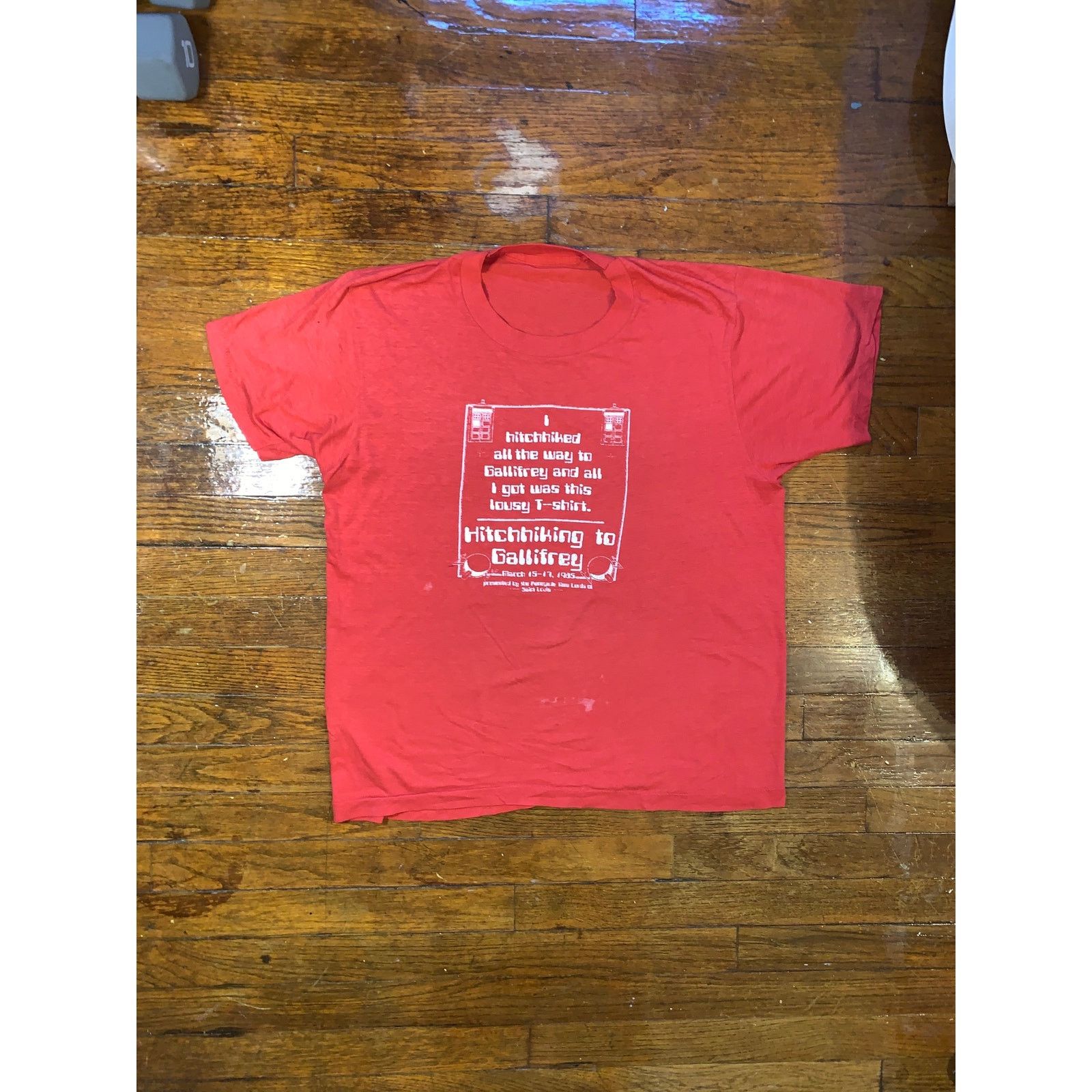 Other × Vintage Vintage 1985 Doctor Who “I Hitchhiked to Gallifrey” M Size US M / EU 48-50 / 2 - 2 Thumbnail