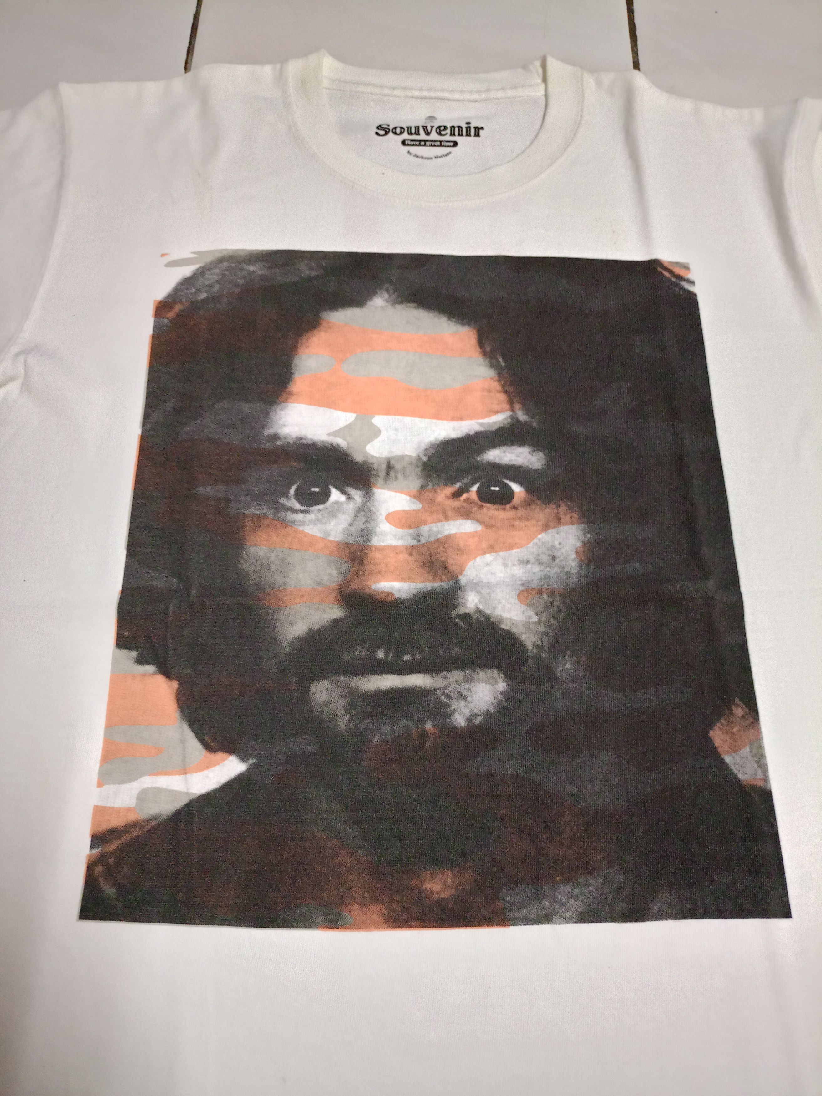 Japanese Brand Charles Manson photo tee t shirt Size US L / EU 52-54 / 3 - 2 Thumbnail