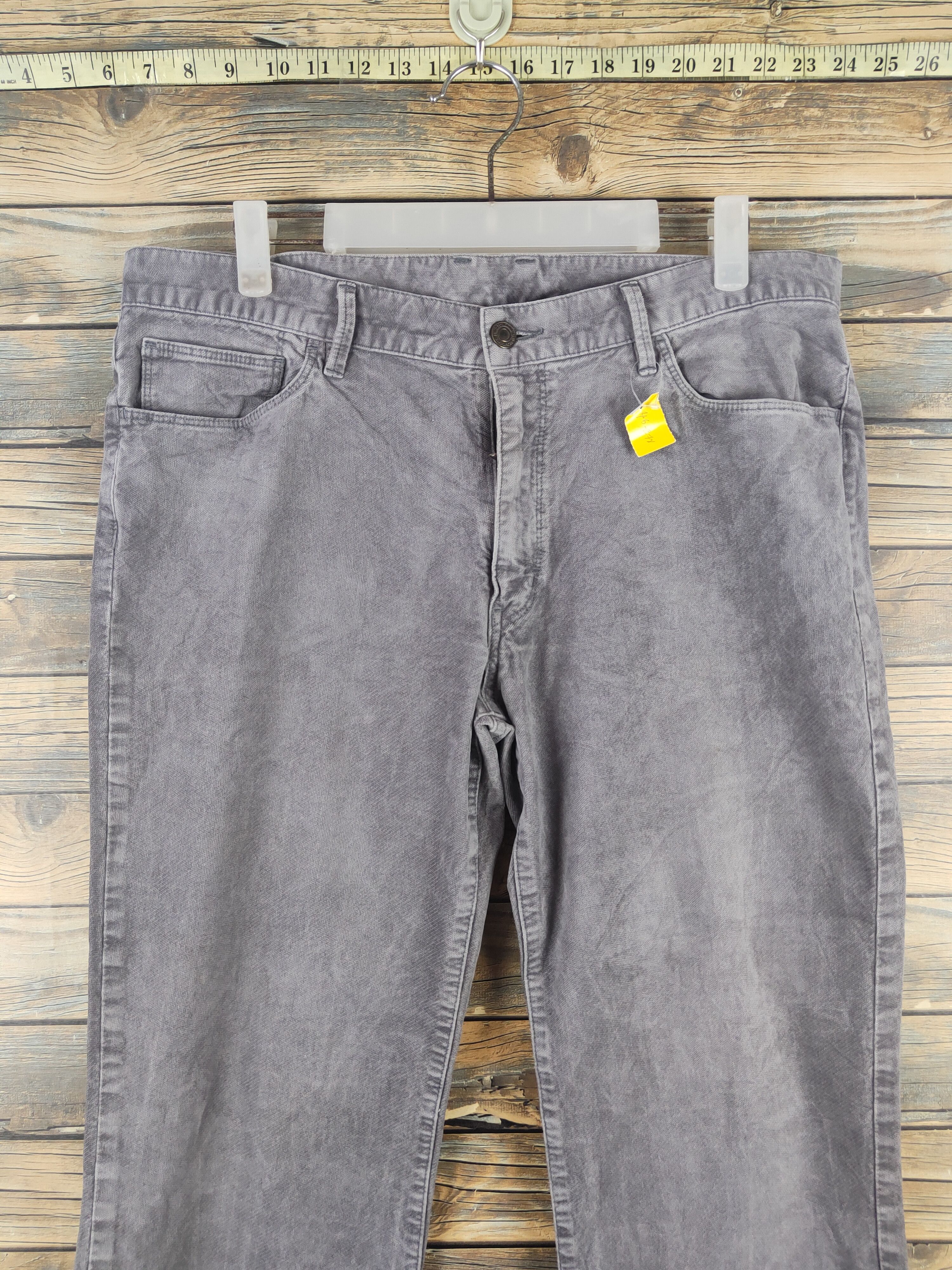 Japanese Brand DL Uniqlo Gray Multipocket Casual Pants #46-278T Size US 35 - 2 Thumbnail