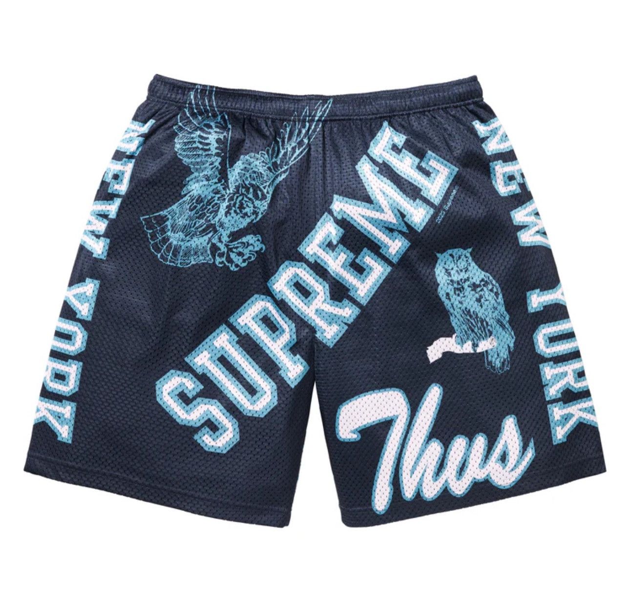 Supreme-Big-Script-Mesh-Short-