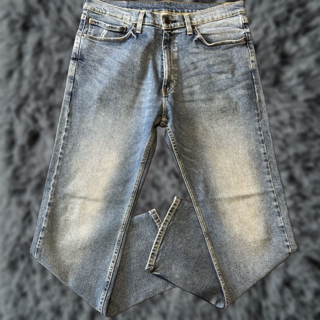 Levi's Levis 505 Jeans Mens 36x32 Stretch Medium Wash Regular Straight Flex Size US 36 / EU 52 - 1 Thumbnail