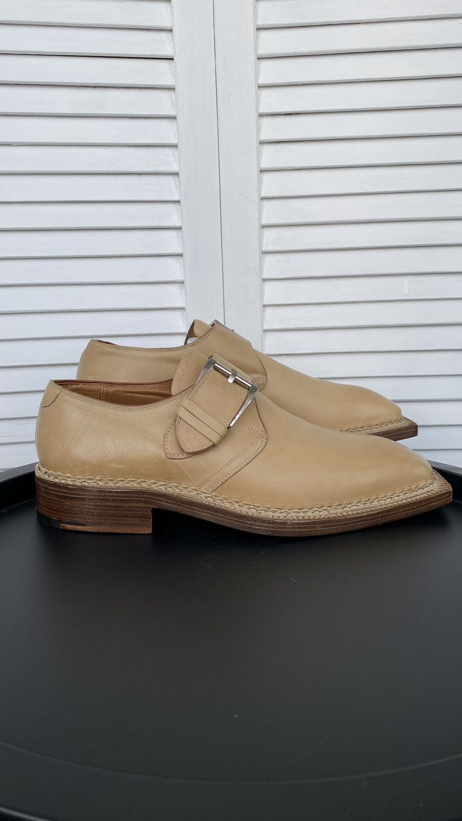 Bettanin & Venturi Bettanin & Venturi Monkstrap Leather Shoes Norvegese Welted Size US 10 / EU 43 - 11 Thumbnail