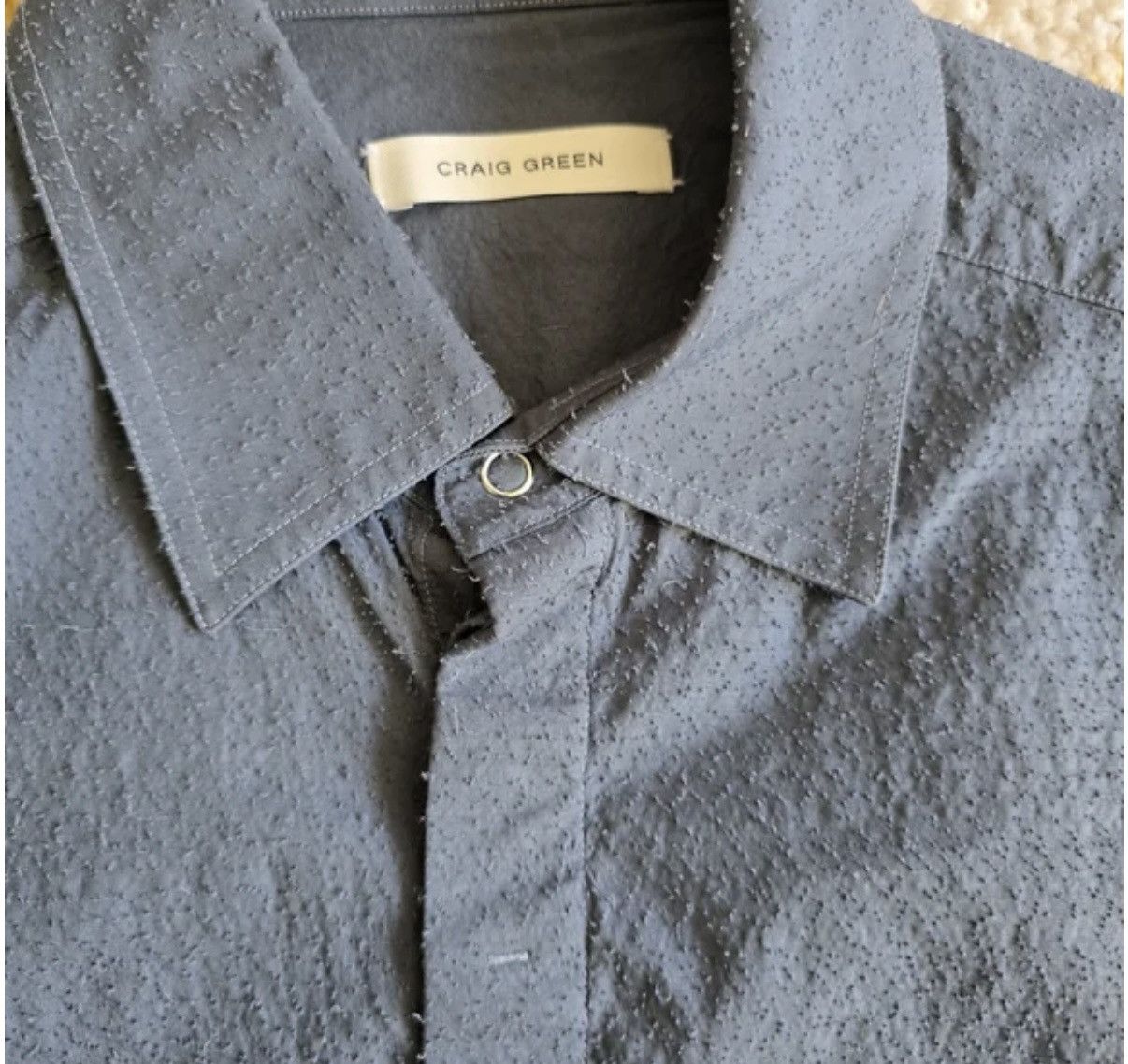 Craig Green Craig Green - Seersucker long-sleeved shirt Size US L / EU 52-54 / 3 - 2 Thumbnail