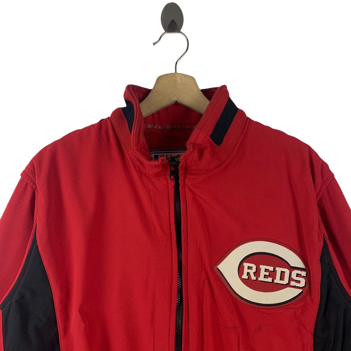 MLB × Majestic × Vintage Vintage CINCIANTI REDS majestic thermabased warmup jacket Size US M / EU 48-50 / 2 - 2 Thumbnail