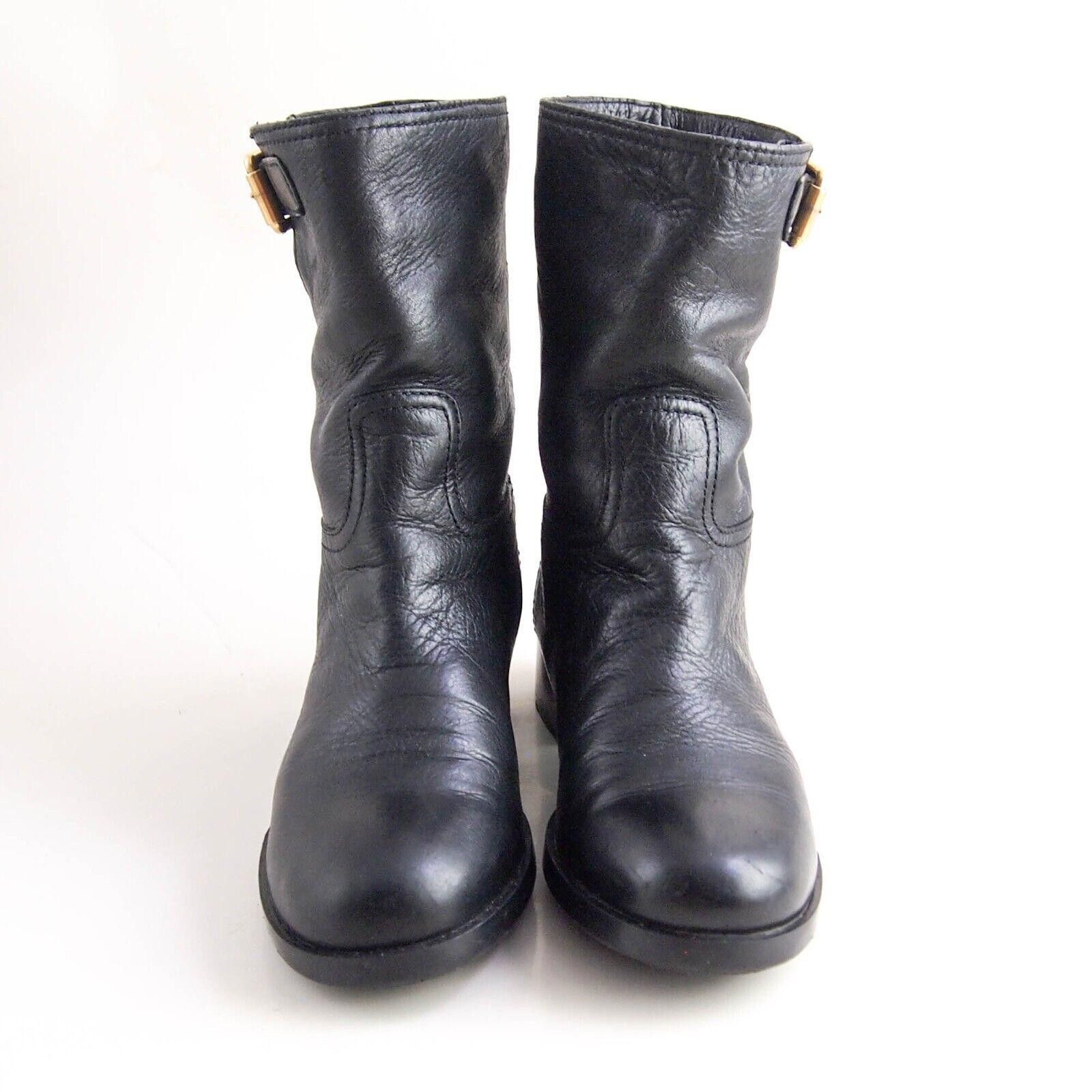 Prada Prada Ankle Boots Black Leather Size US 6.5 EU 36.5 Size US 6.5 / IT 36.5 - 5 Thumbnail