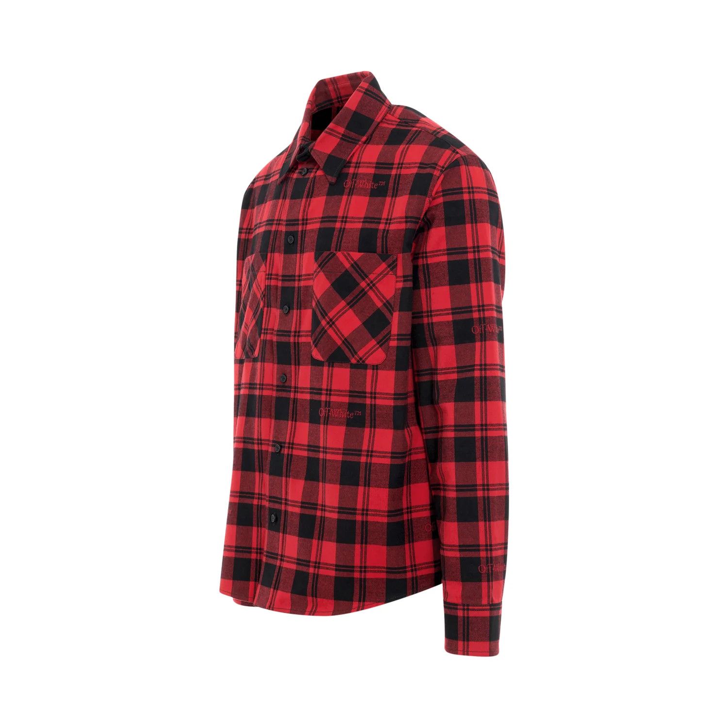Off-White o1mris0824 Shirt in Black & Red Size US L / EU 52-54 / 3 - 2 Thumbnail