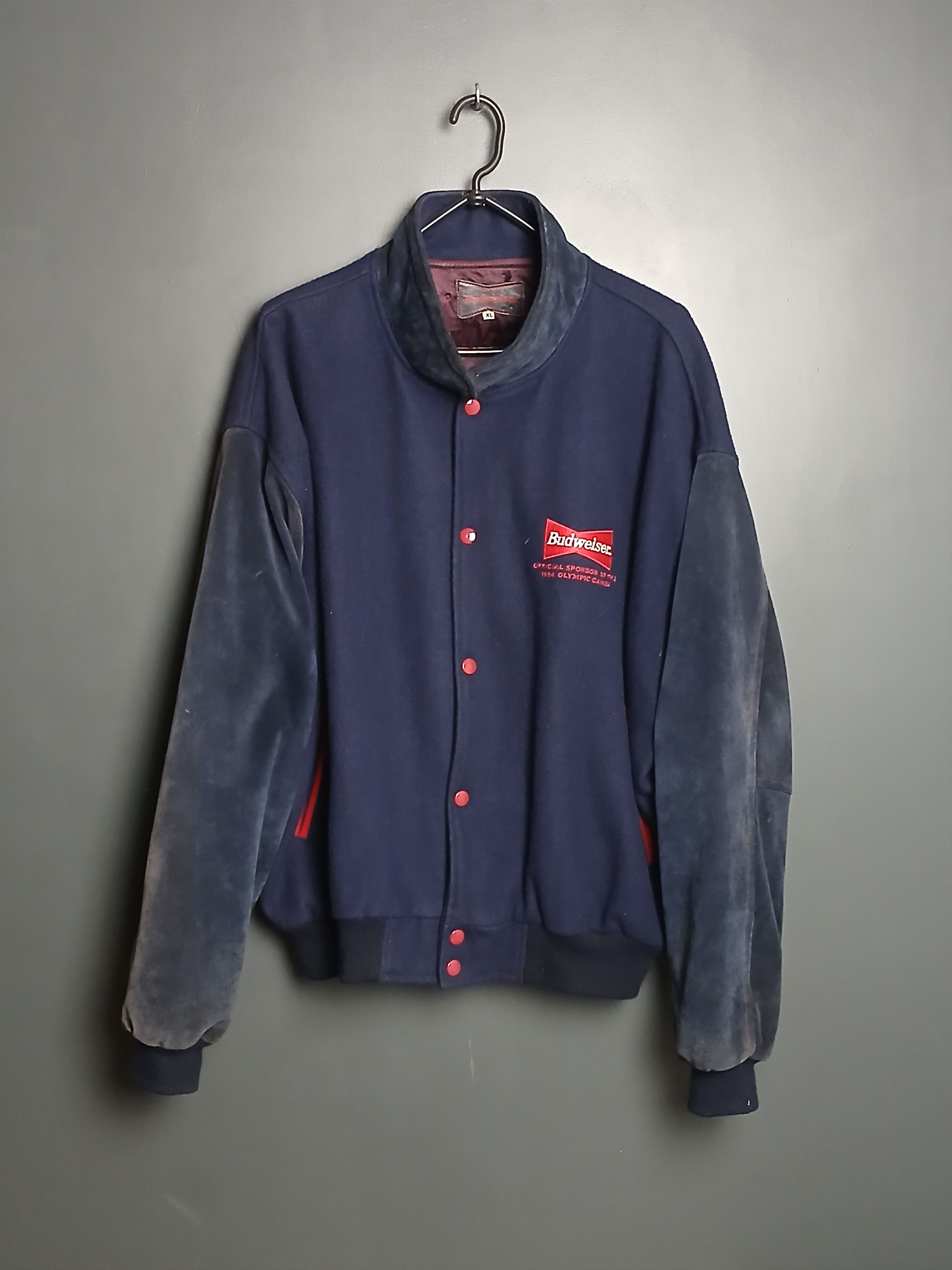 Budweiser × USA Olympics × Vintage Vintage 1996 Budweiser USA Atlanta Olympic Games Jacket Size US XL / EU 56 / 4 - 1 Thumbnail