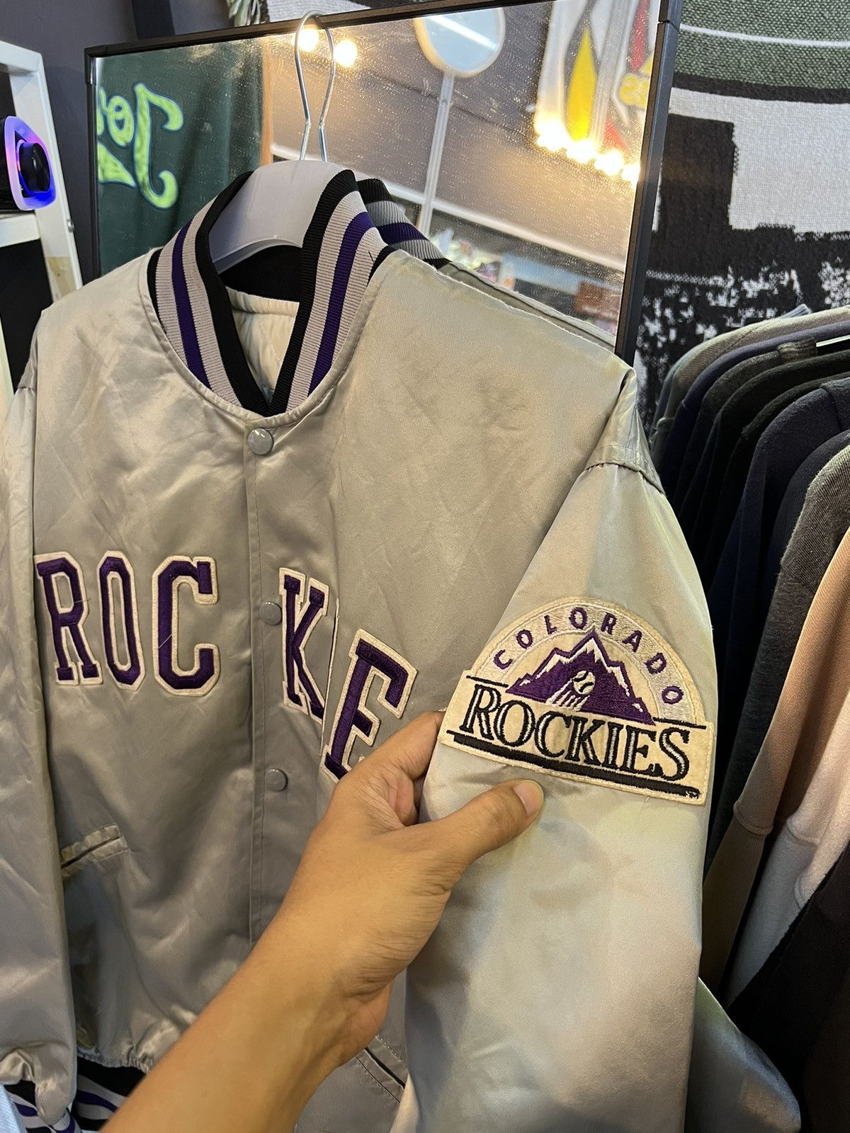 MLB × Vintage Vintage MLB Rockies Jacket Size US L / EU 52-54 / 3 - 2 Thumbnail