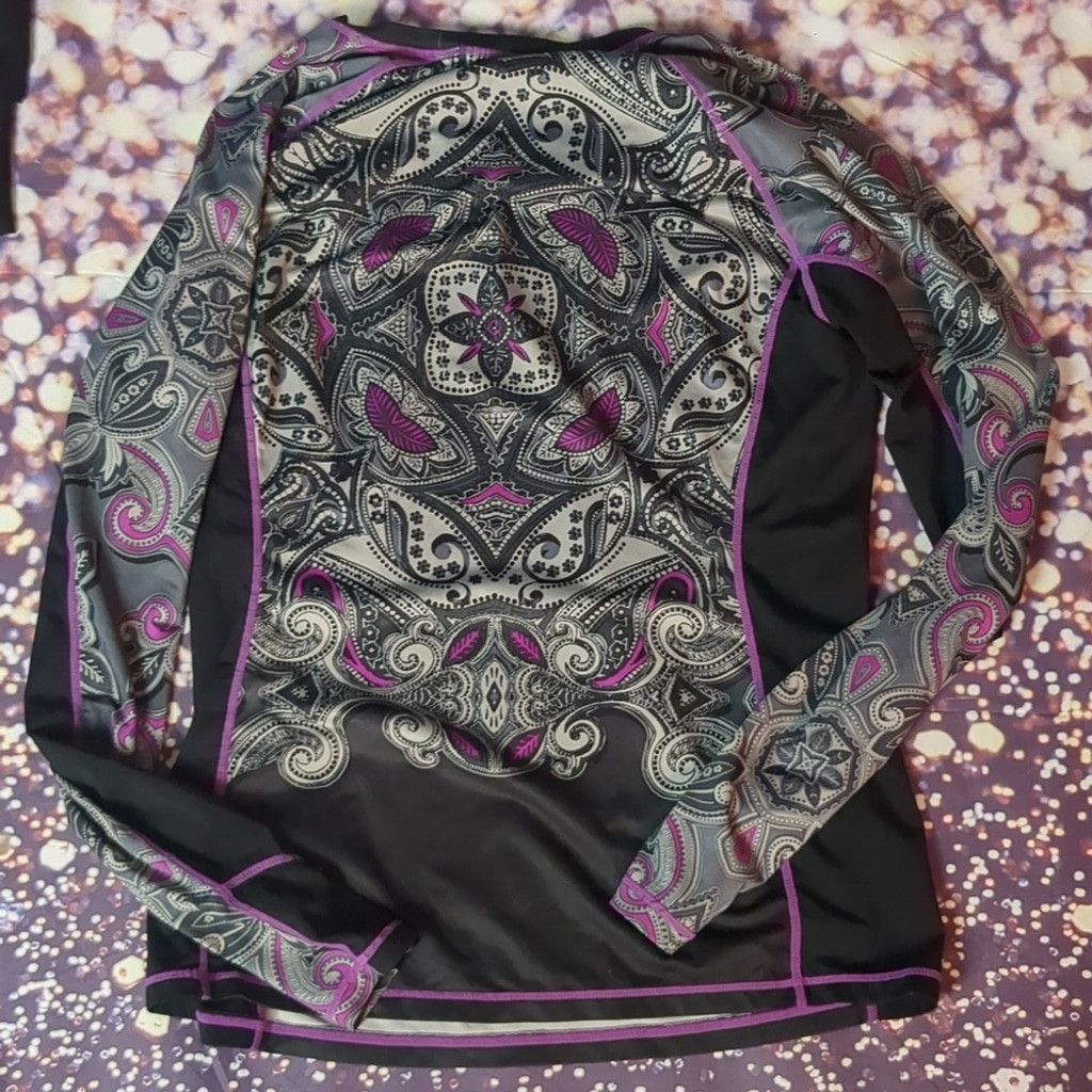 Athleta Athleta Paisley compression top size medium Size L / US 10 / IT 46 - 4 Thumbnail