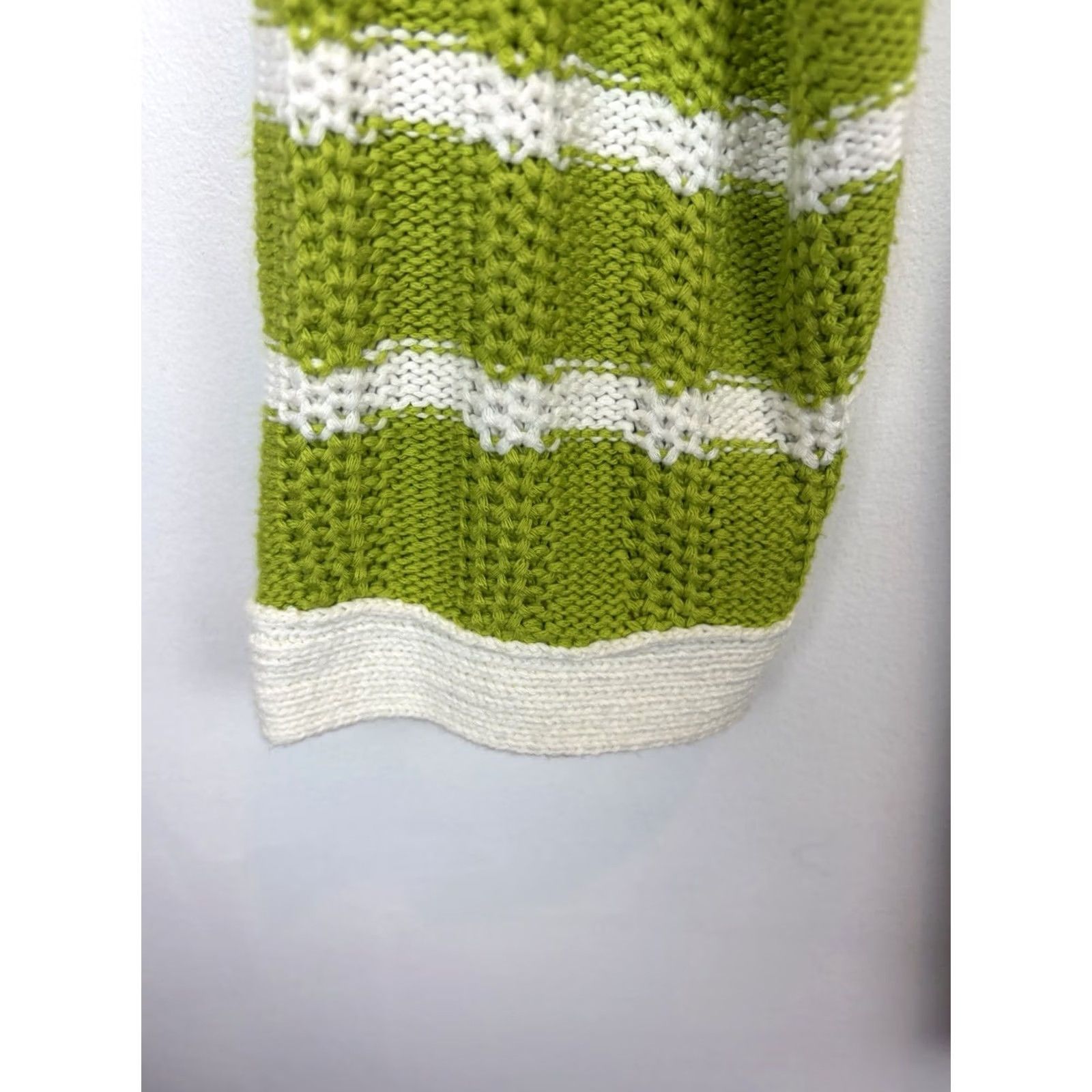 Jones New York Jones New York Sweater Womens 3X Green Signature Stripe Knit Pullover Roll Neck Size XXL / US 16-18 / IT 52-54 - 5 Thumbnail