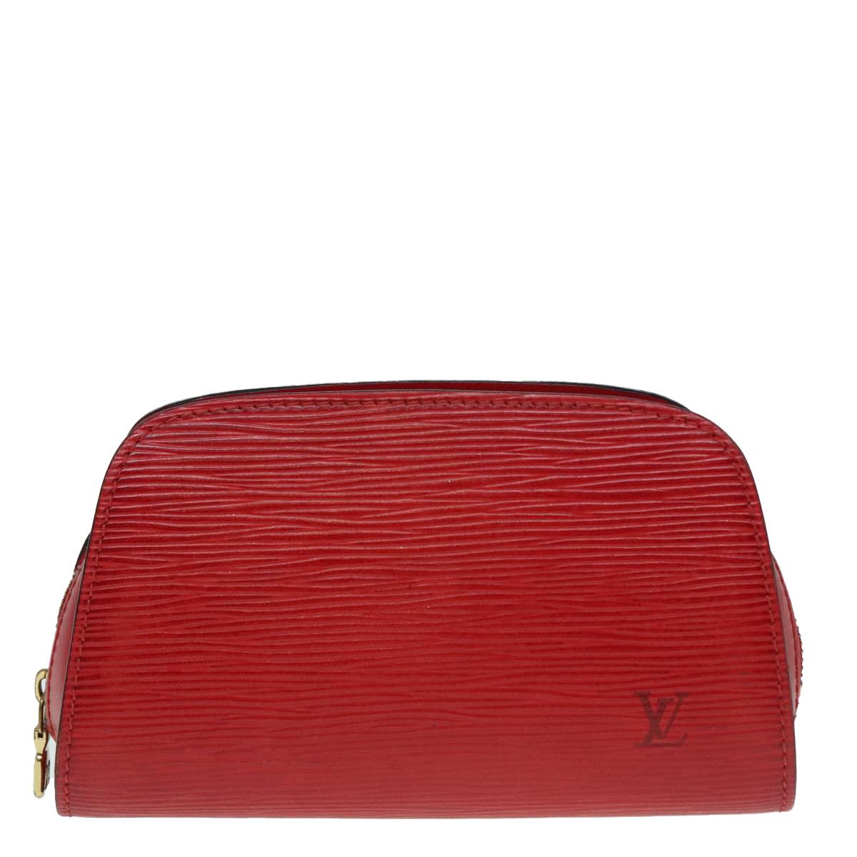 Louis Vuitton Dauphine Red Leather Clutch Bag (Pre-Owned) Size ONE SIZE - 1 Thumbnail