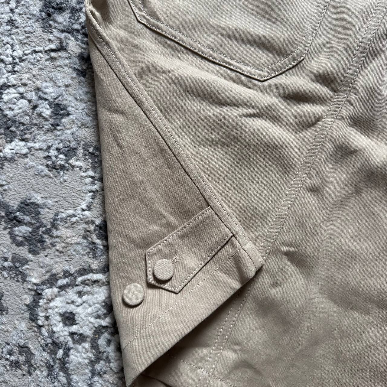 Hermes Hermes Vintage Mid Length Beige Cotton Skirt 40 Size 28" / US 6 / IT 42 - 7 Thumbnail