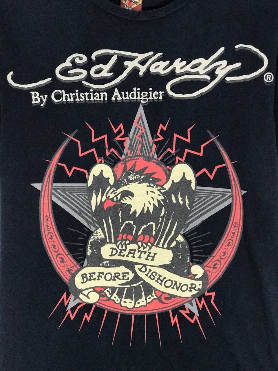 Ed Hardy Eagle design death before dishonour Size US L / EU 52-54 / 3 - 3 Thumbnail