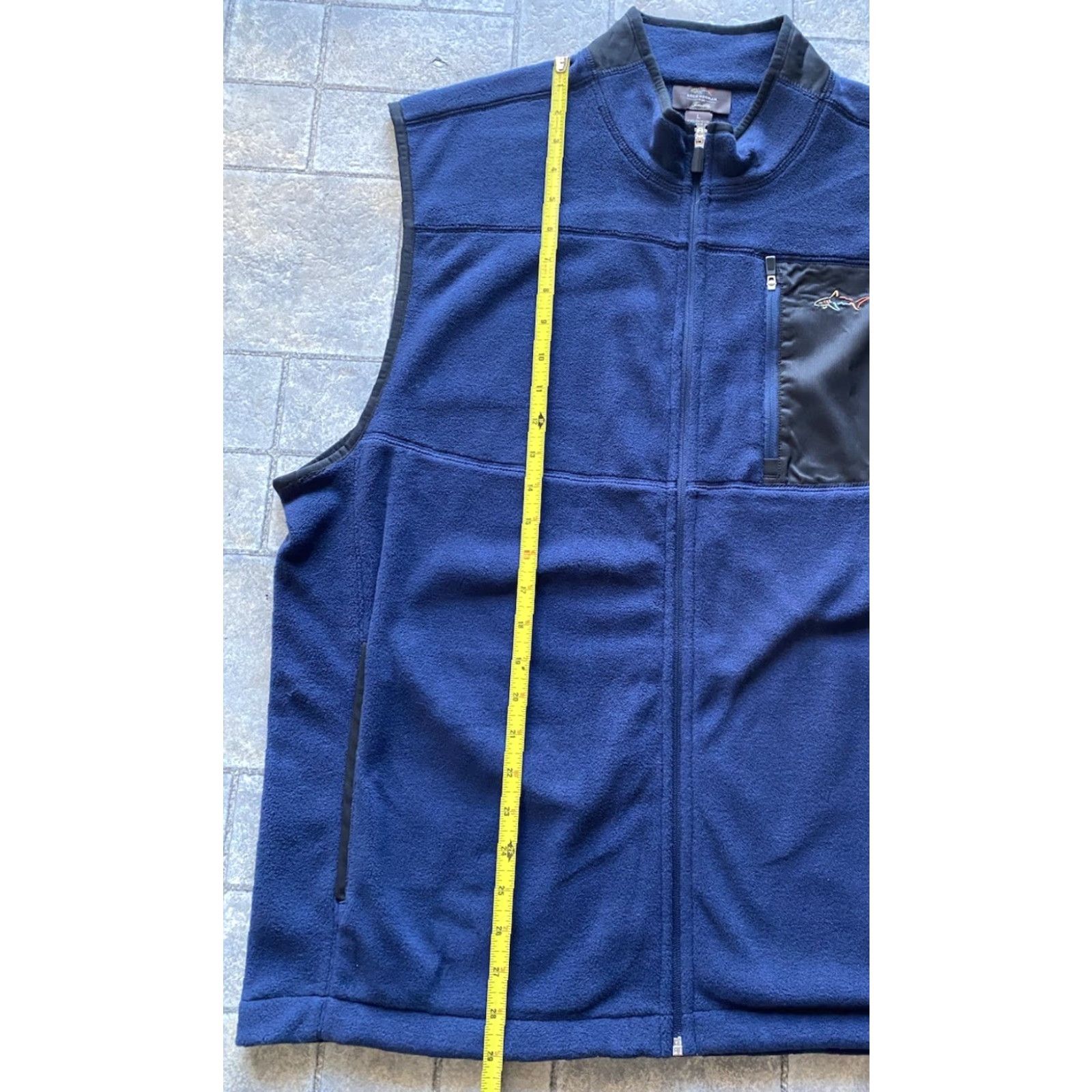 Vintage New Greg Norman Tasso Elba Vest Men’s Large Blue Sleeveless Full Zip Size US L / EU 52-54 / 3 - 6 Thumbnail