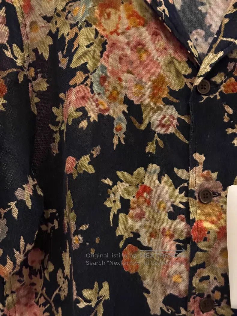 Our Legacy Our Legacy Floral Printed Shirt Size US S / EU 44-46 / 1 - 9 Thumbnail