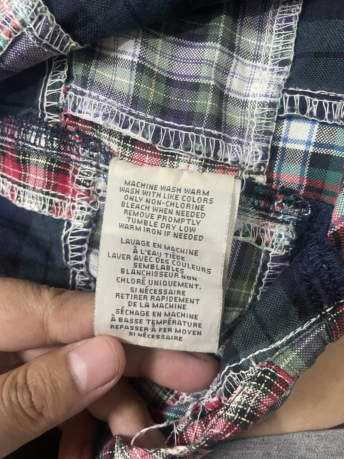 Denim & Supply Ralph Lauren Vintage Denim & Supply Ralph Lauren Patchwork Shirt Size US L / EU 52-54 / 3 - 8 Thumbnail