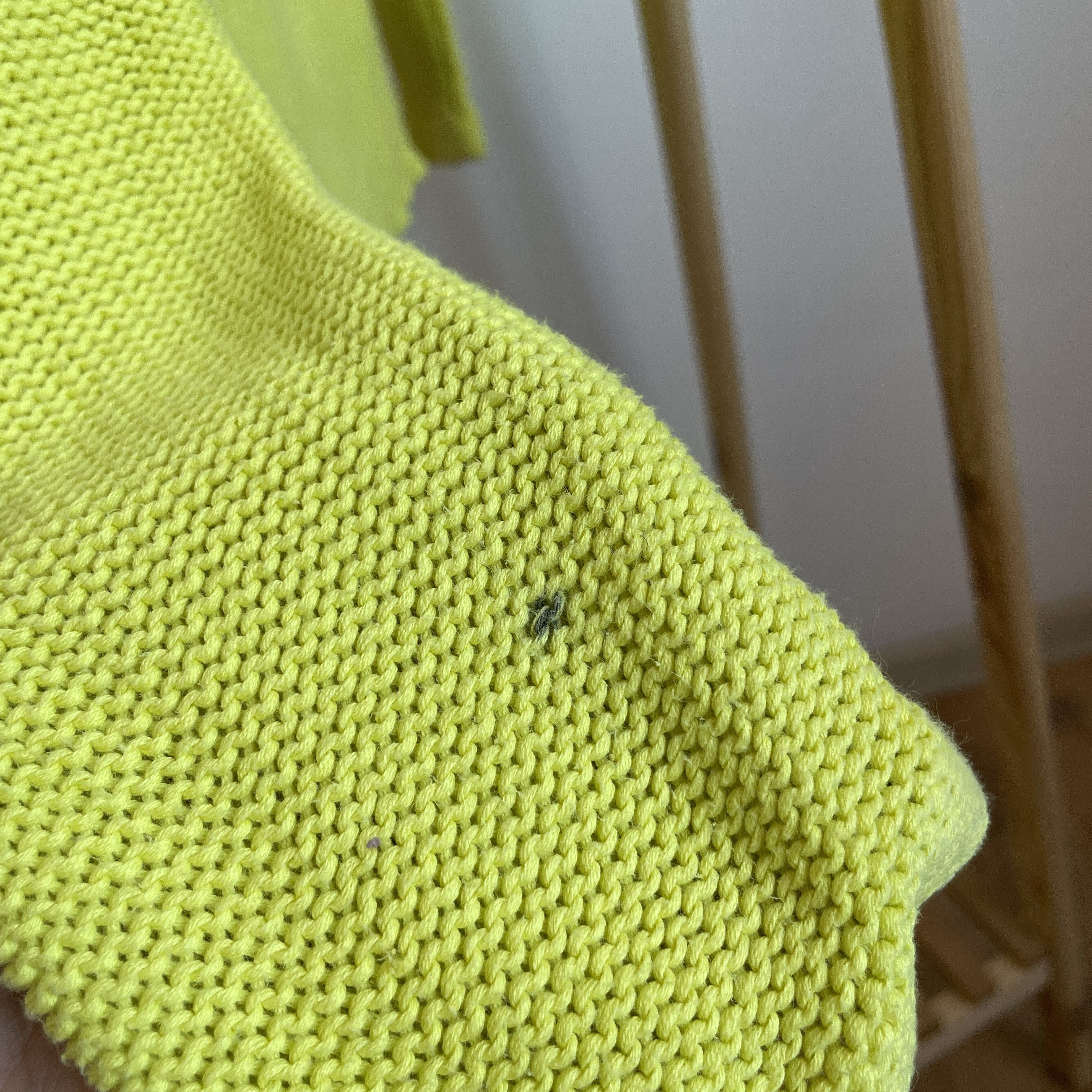T by Alexander Wang T by Alexander Wang Neon Yellow Knitted Womens Hoodie Size XS / US 0-2 / IT 36-38 - 9 Thumbnail