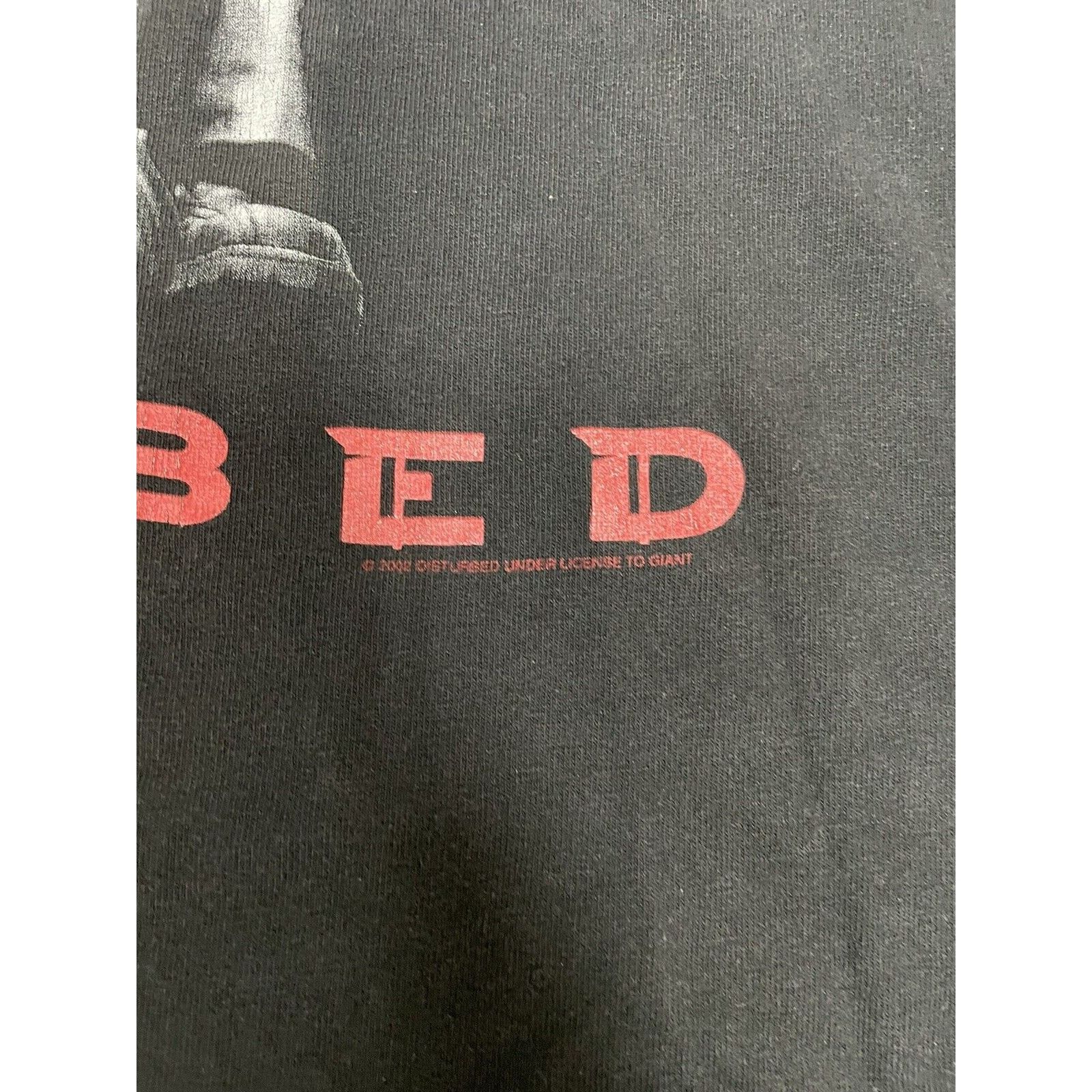 Giant Vintage Disturbed Band T-Shirt 2002 Mens XL Y2K Giant Size US XL / EU 56 / 4 - 3 Thumbnail