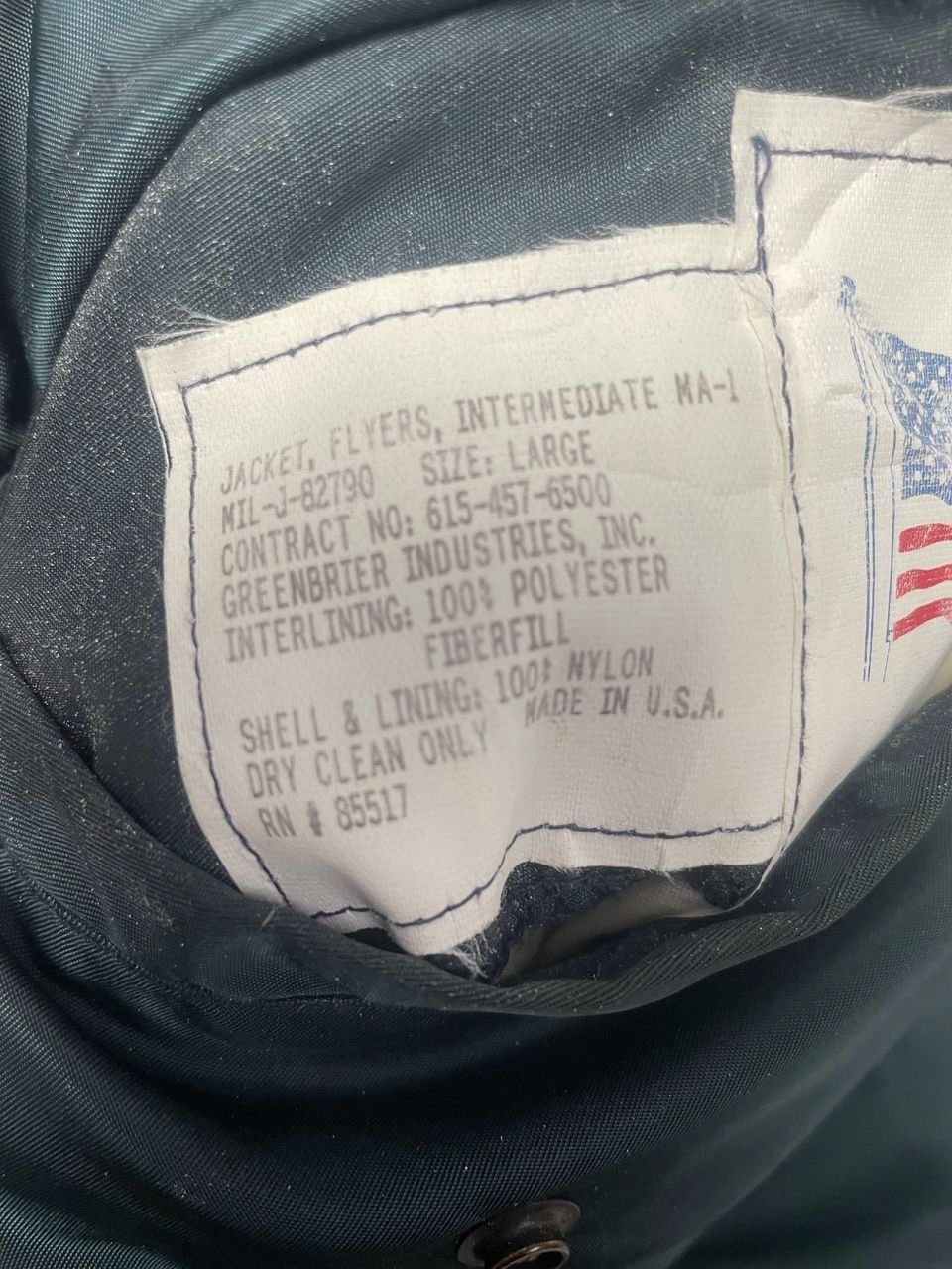 Vintage Vintage Greenbrier ind Bomber MA1 Jacket Size US L / EU 52-54 / 3 - 13 Thumbnail
