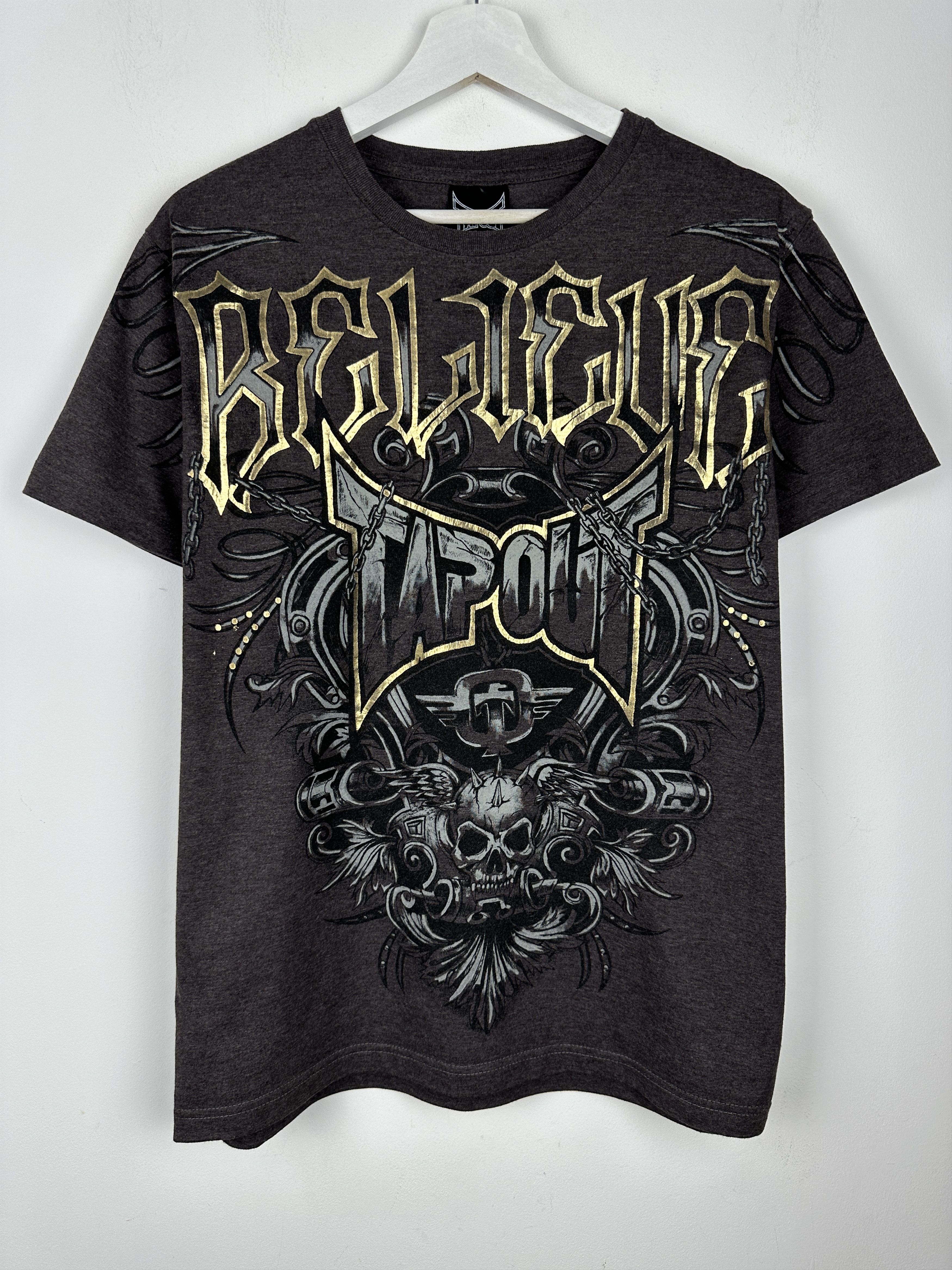Tapout Y2K Tapout Affliction Tribal Skull Opium Avant Garde T