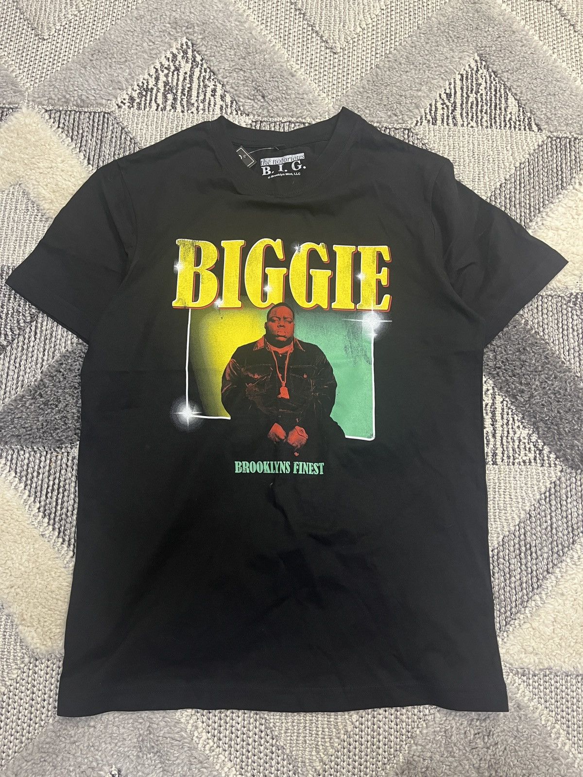 Rap Tees × Vintage THE NOTORIOUS BIG BIGGIE BROOKLYNS FINEST T SHIRT Size US M / EU 48-50 / 2 - 1 Thumbnail