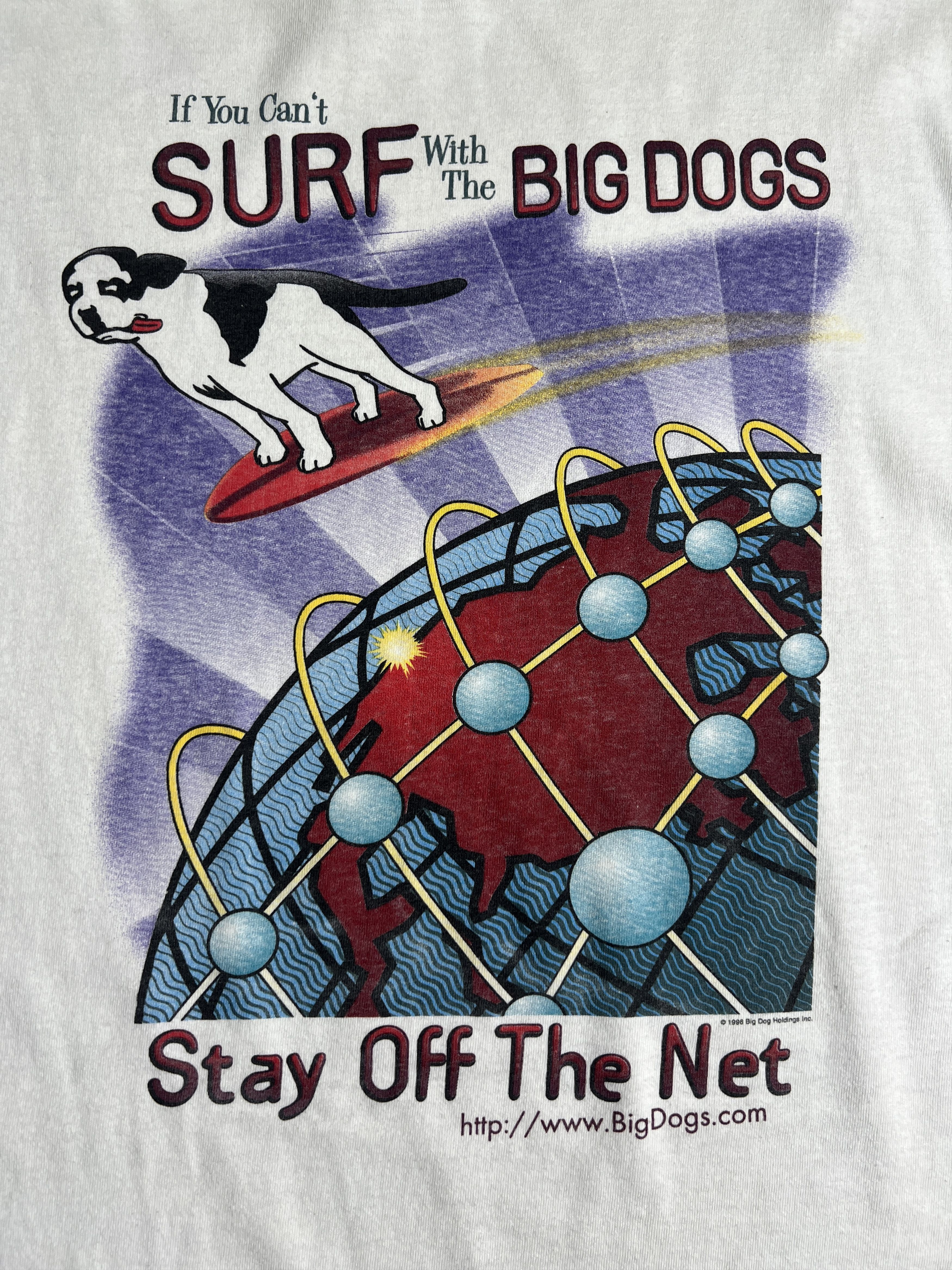 Big Dogs Vintage 90s Big Dogs Graphic Tee (3XL) GTME602 Size US XXL / EU 58 / 5 - 2 Thumbnail