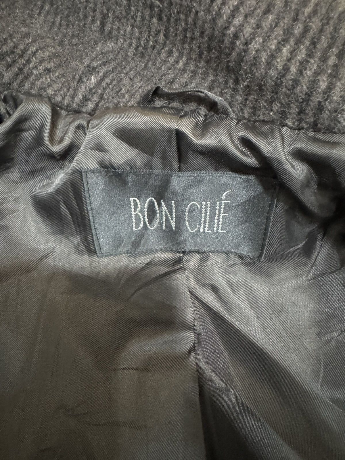 Vintage Vintage Bon Cilie Wool Hooded Jacket Size US M / EU 48-50 / 2 - 7 Thumbnail