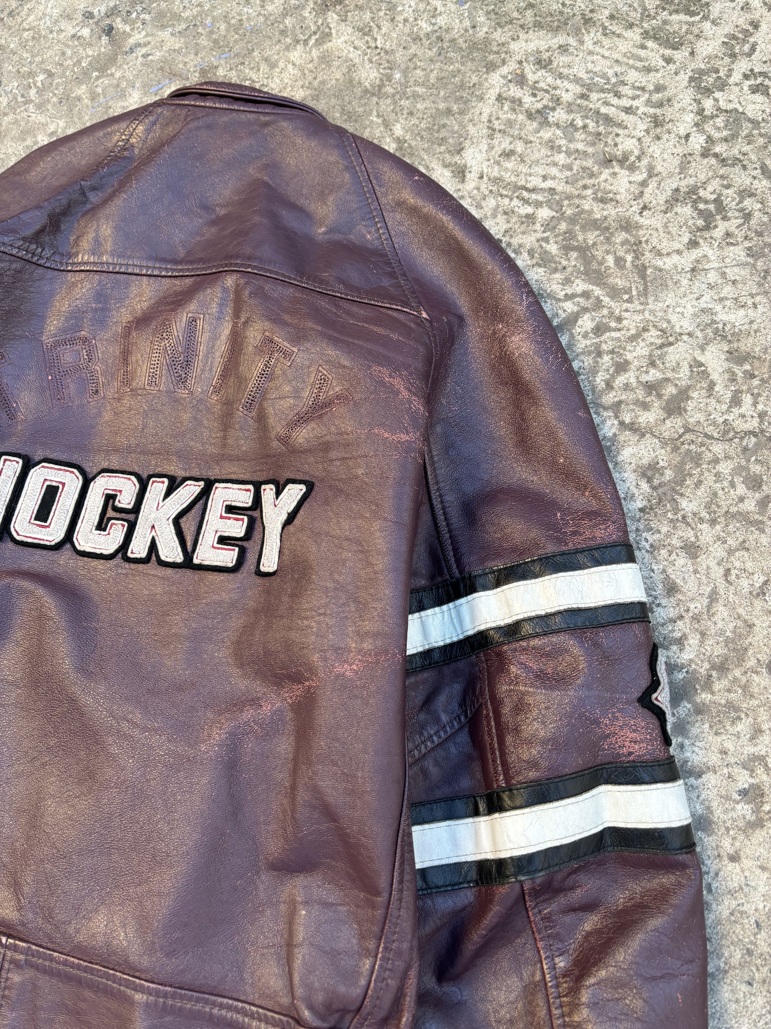 Other Vintage 70s Avon Sportswear Trinity Hockey Leather Jacket Size US L / EU 52-54 / 3 - 21 Thumbnail