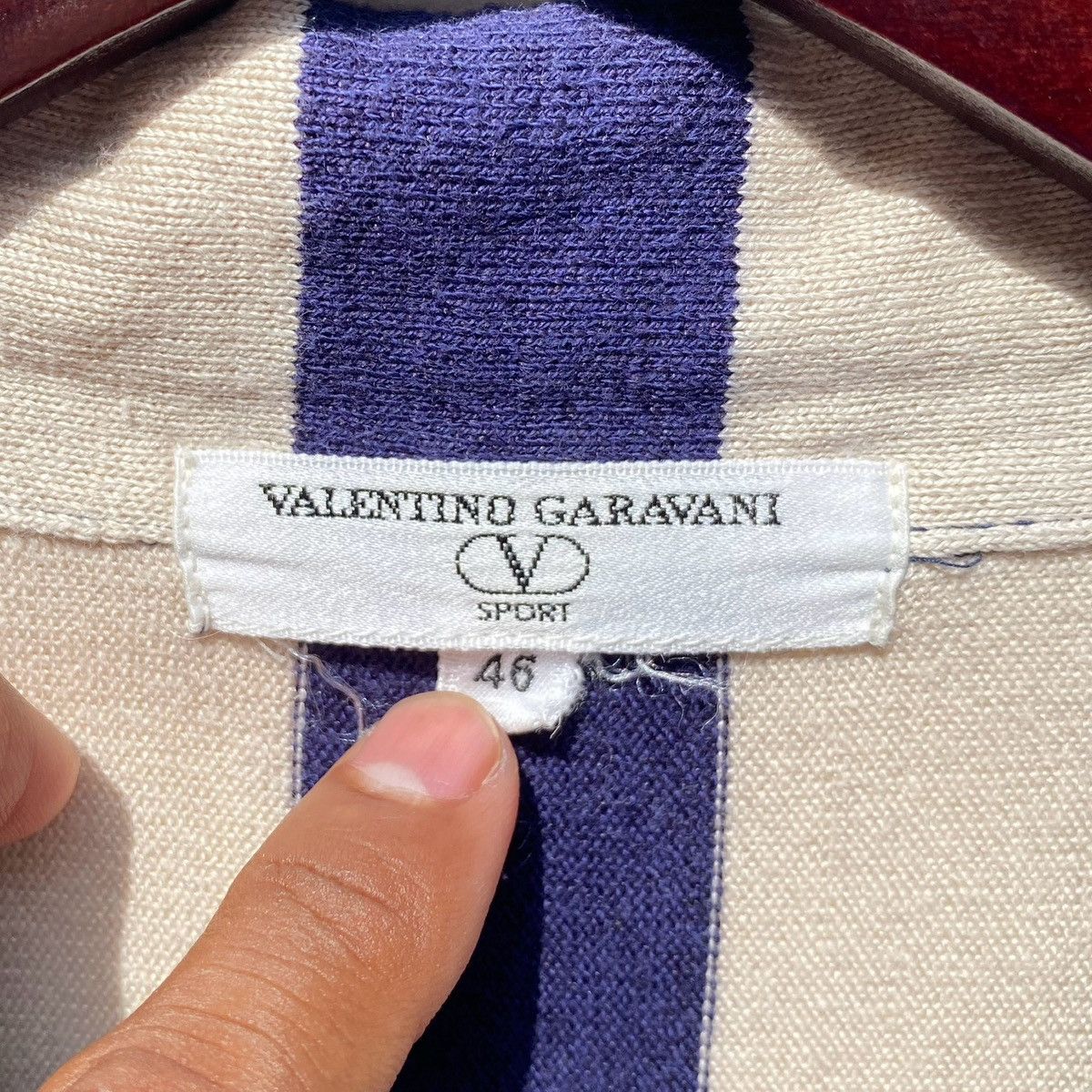 Valentino Vintage 90s Valentino Garavani Sport Half Zip Sweatshirt Size US M / EU 48-50 / 2 - 10 Thumbnail