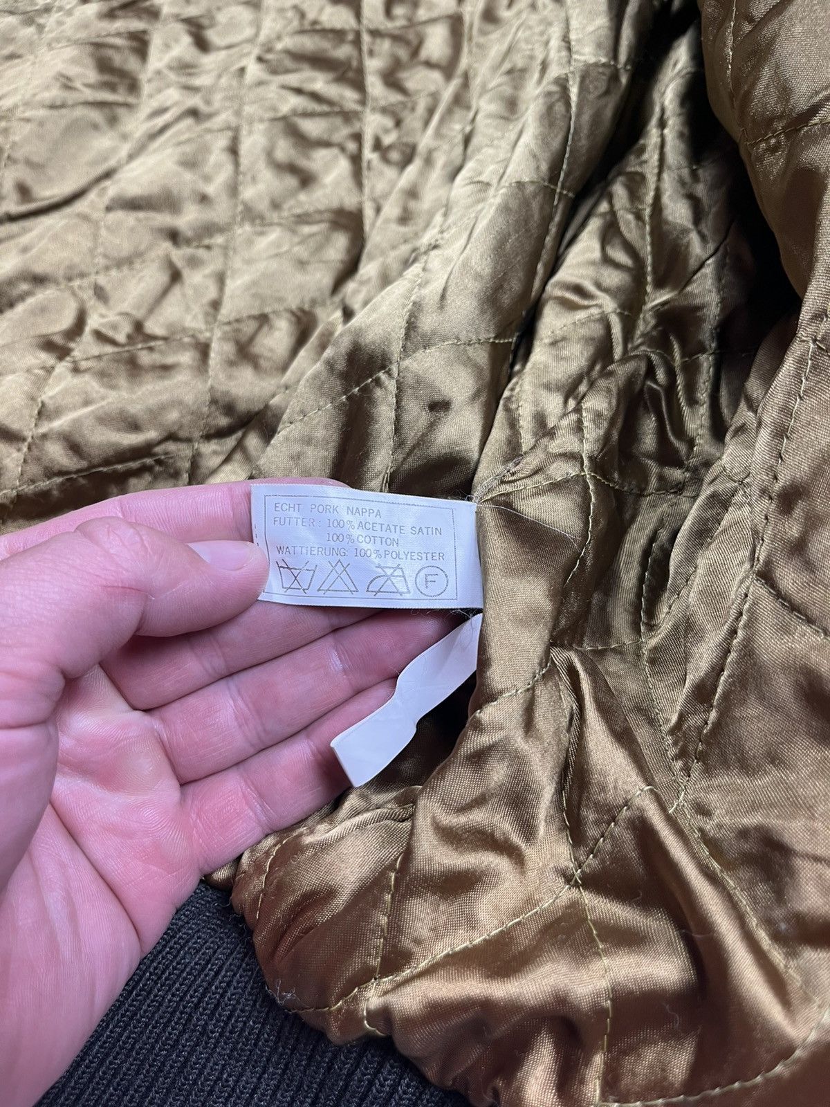 Japanese Brand × Leather × Vintage Vintage Distressed Aviator Bomber Jacket Brown Leather Look Size US XL / EU 56 / 4 - 13 Thumbnail