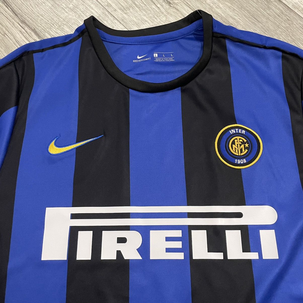Nike INTER MILAN nike 1998 1999 RONALDO HOME FOOTBALL TEE SHIRT Size US M / EU 48-50 / 2 - 3 Thumbnail
