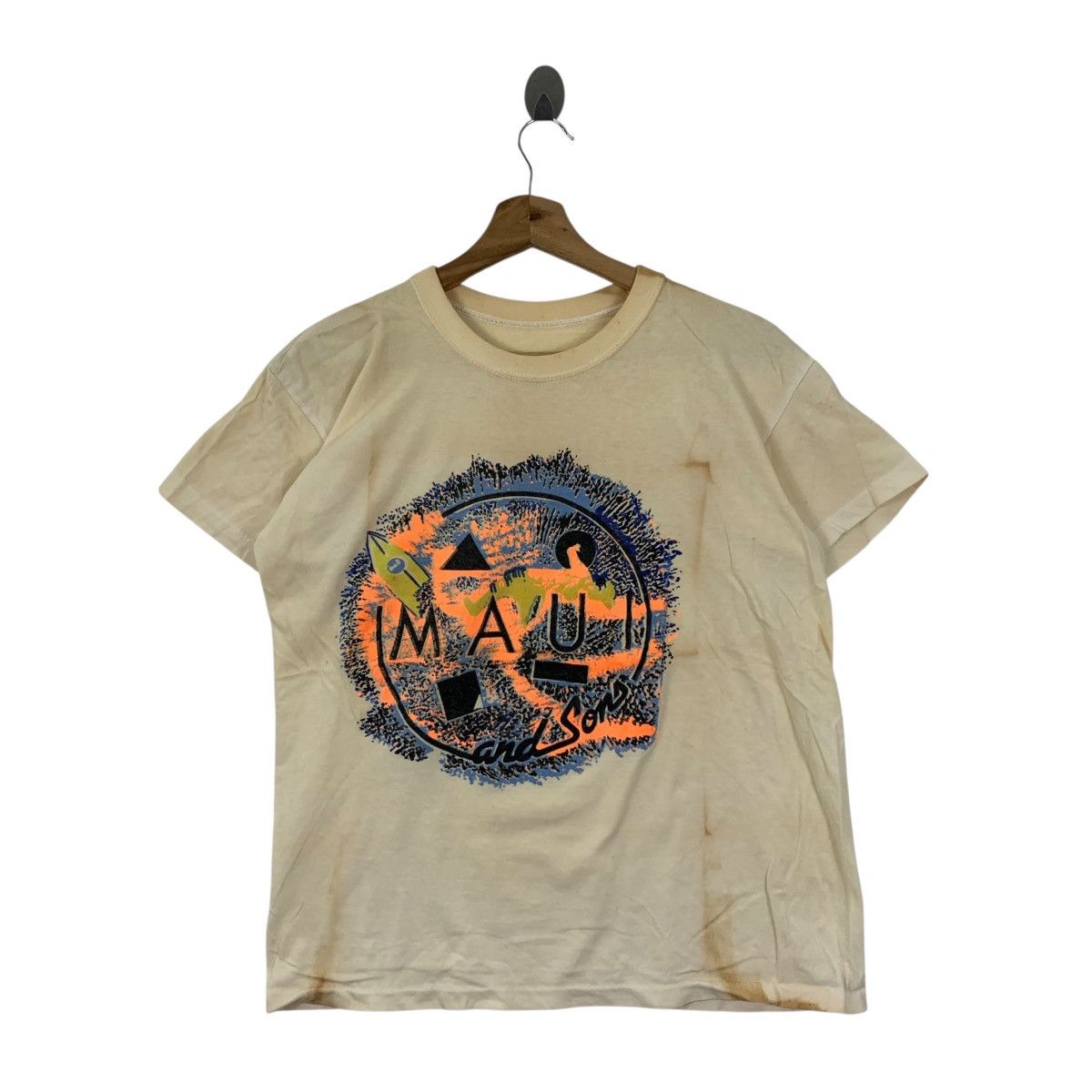 Vintage Vintage 80s MAUI AND SONS Surf Beach Surfing Short Shirt Size US S / EU 44-46 / 1 - 1 Thumbnail