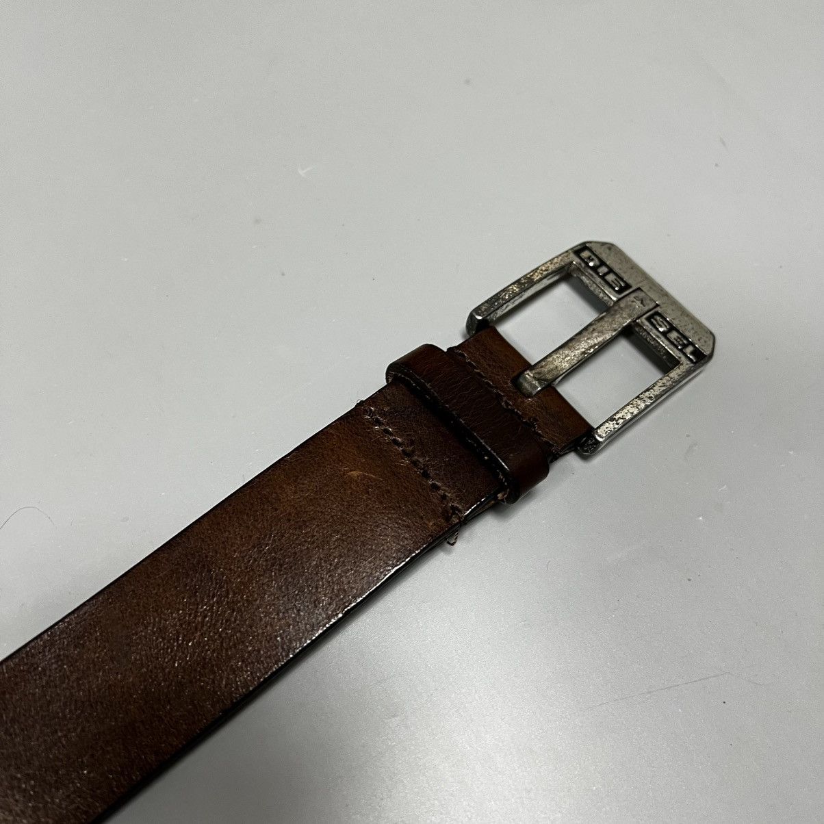 Diesel Vintage DIESEL Leather Belt Y2k Size ONE SIZE - 19 Thumbnail